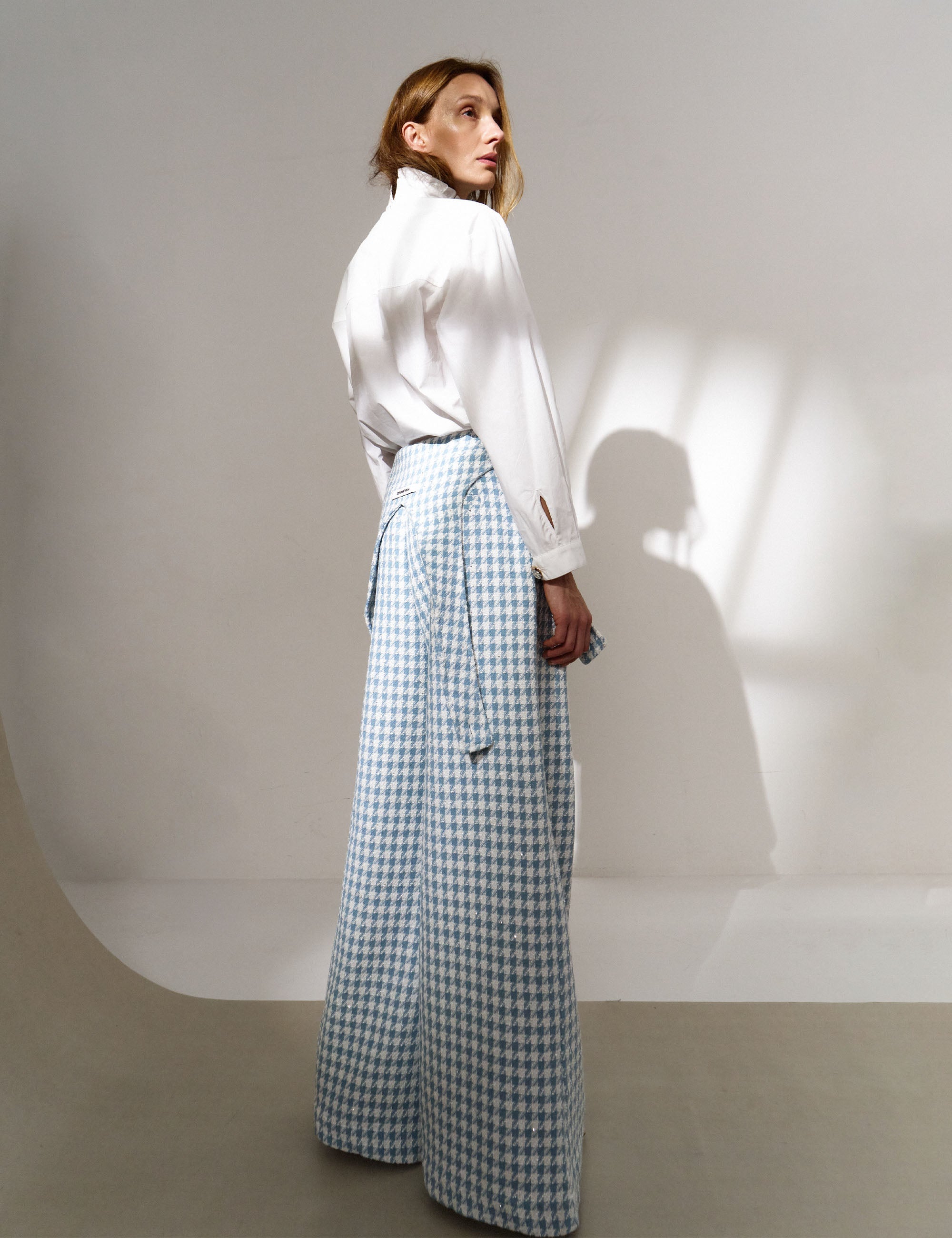 Salopete Elle Tweed Azul