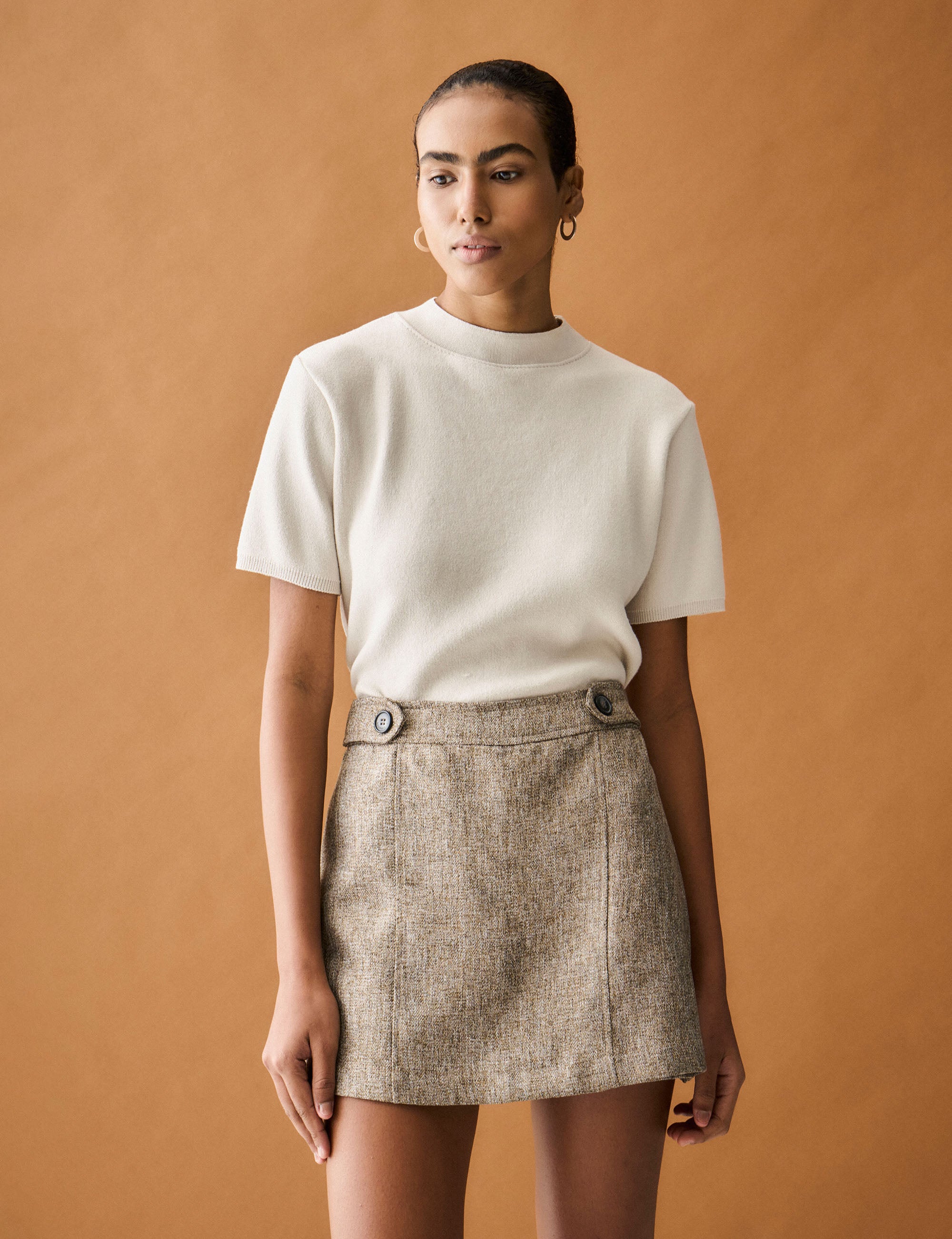 Shorts Saia Saskia Alfaiataria Flamê Fendi