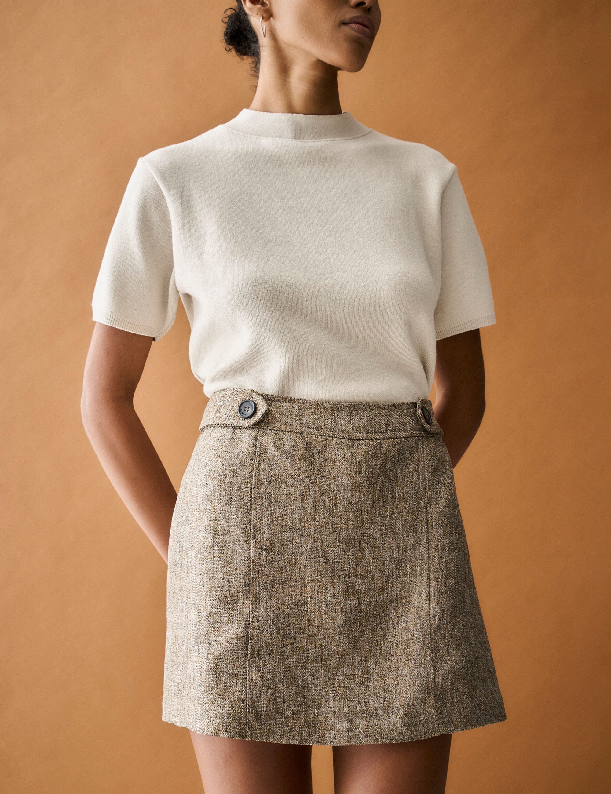 Shorts Saia Saskia Alfaiataria Flamê Fendi