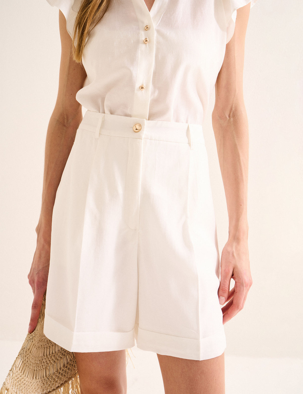 Shorts Verona Liocel Off White