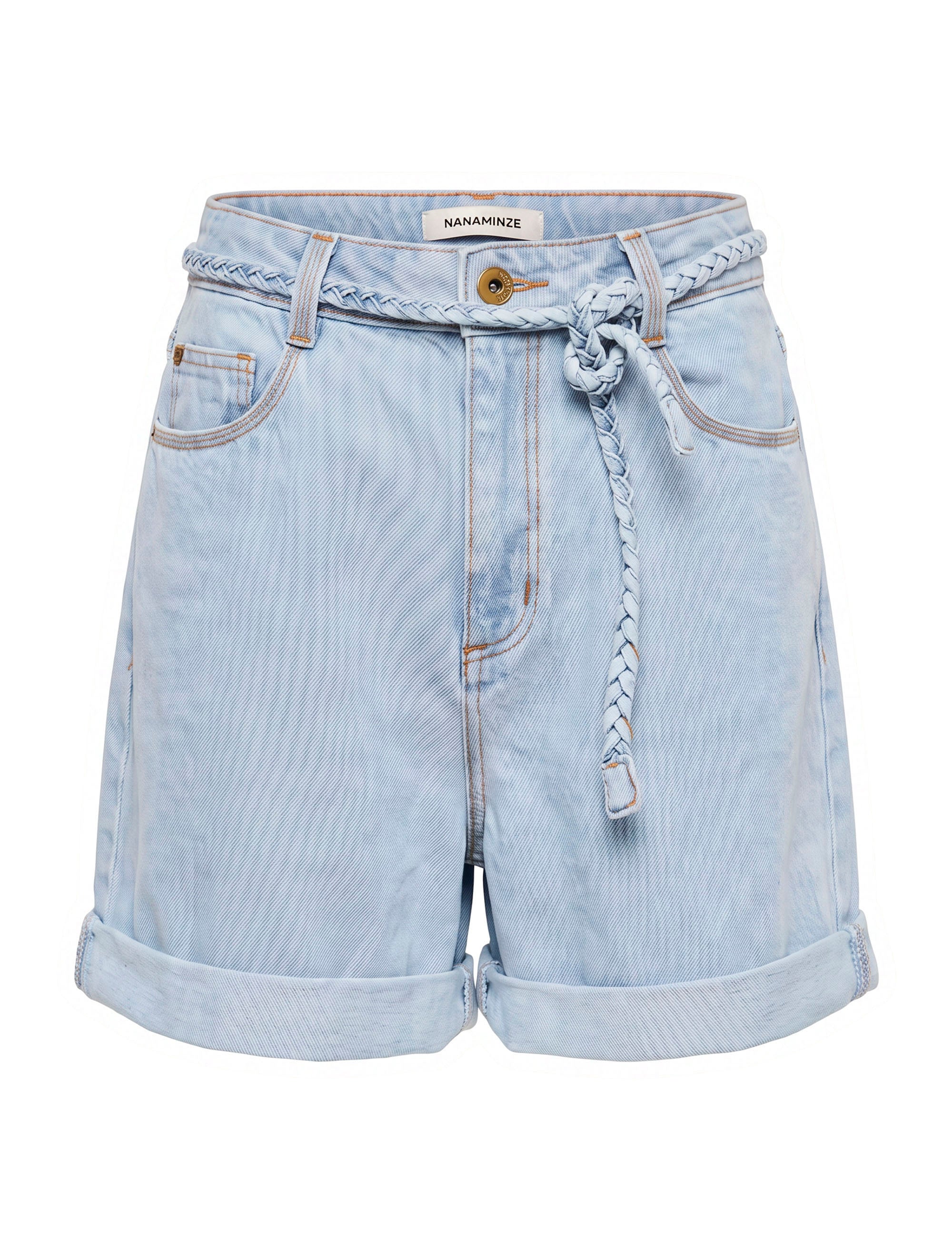 Shorts Thaissa Denim Jeans Claro