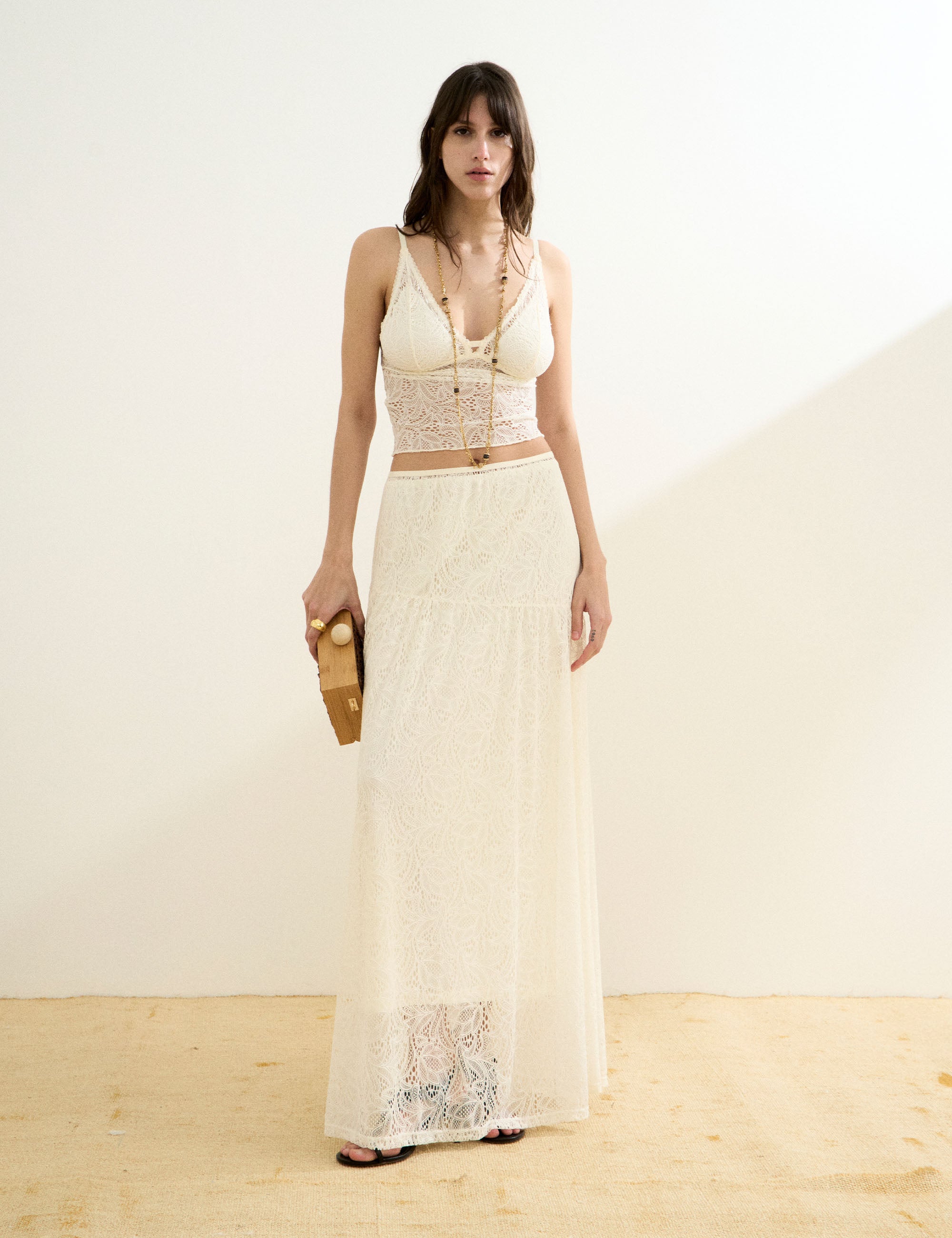 Top Rosie Renda Off White