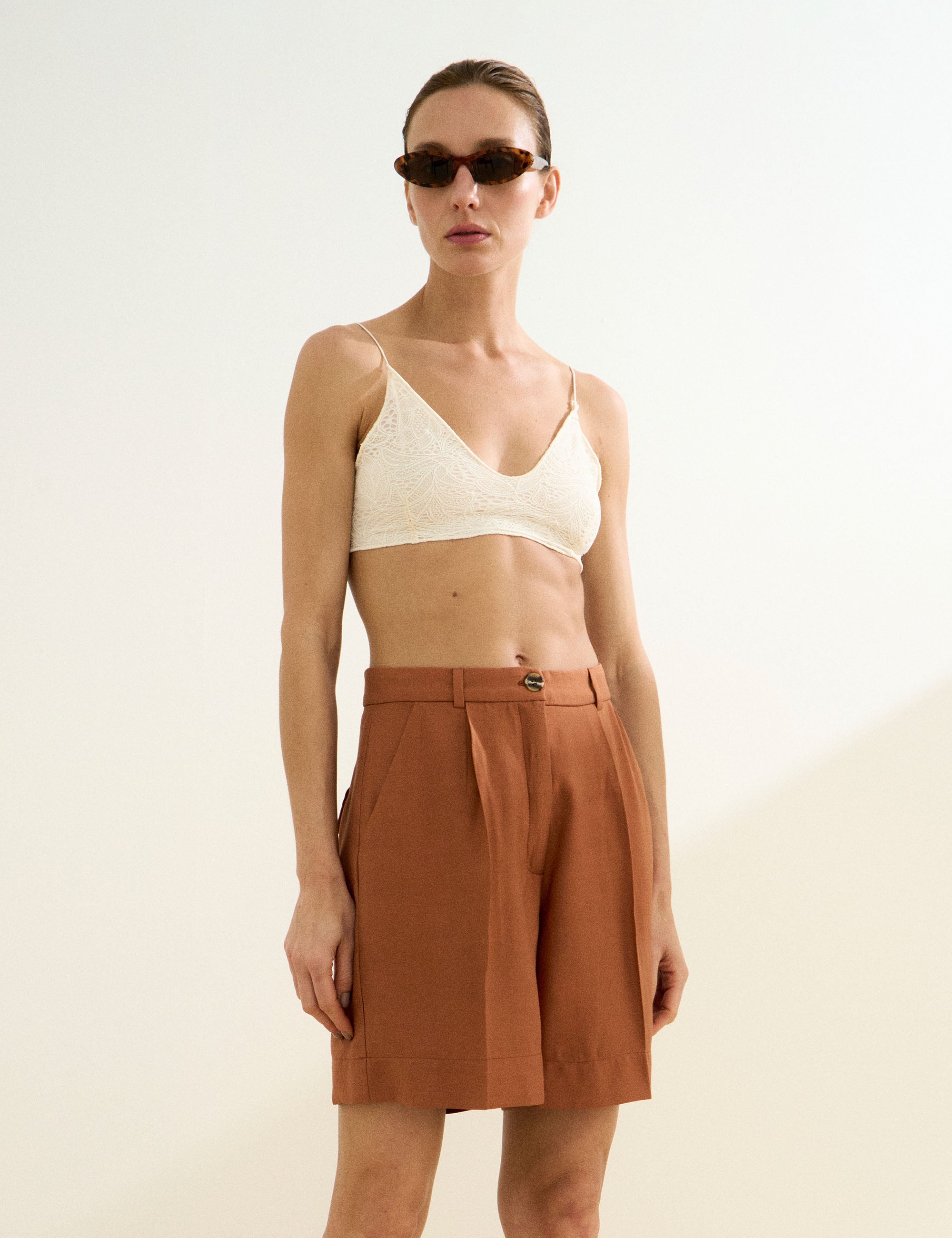 Top Rosie Renda Off White