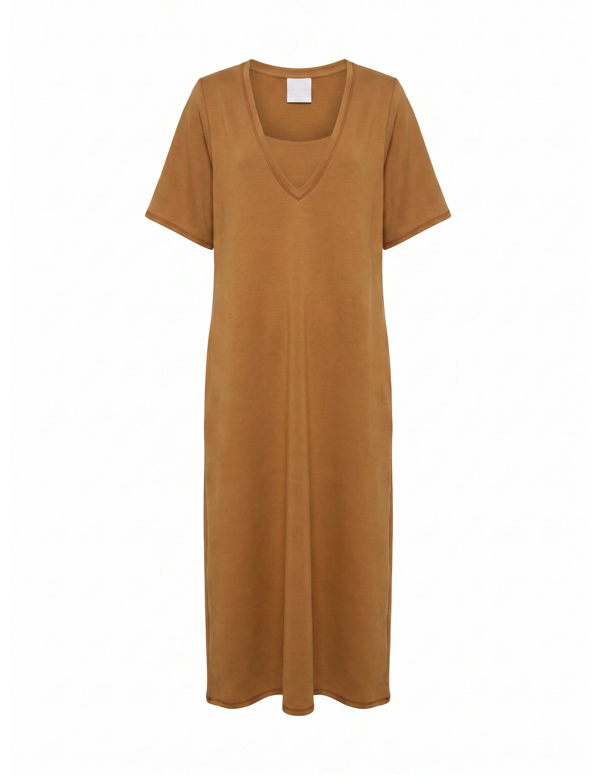 Vestido Analice Confort Camel