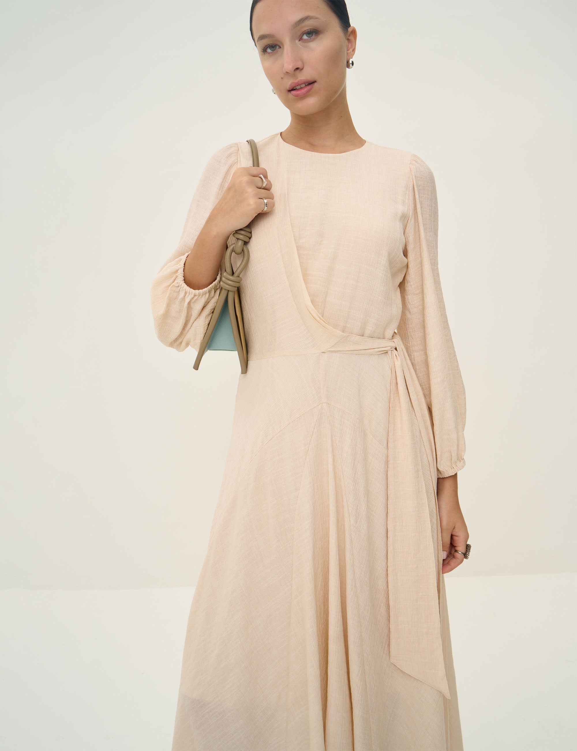 Vestido Andressa Voil Marfim