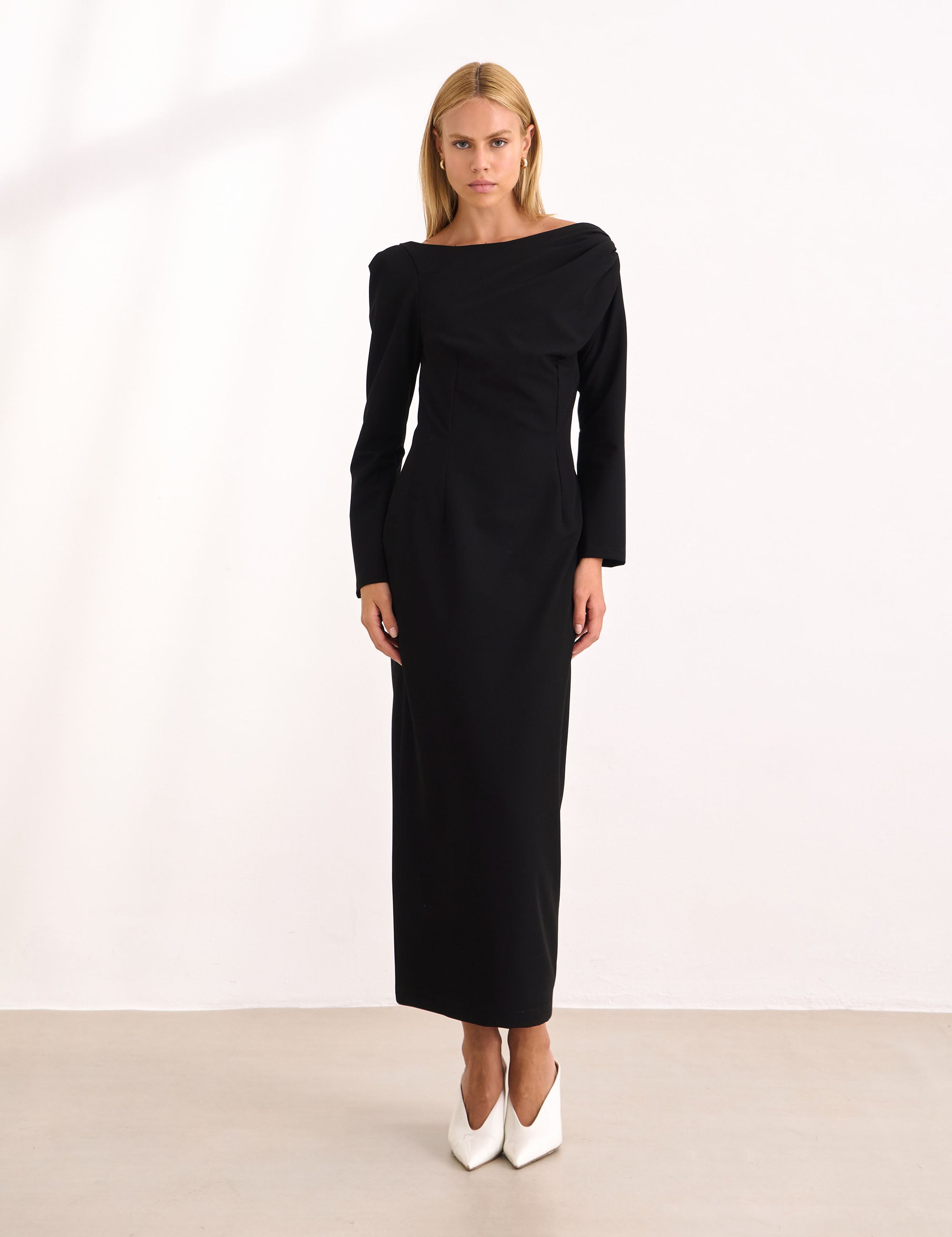 Vestido Arlete Alfaiataria Preto