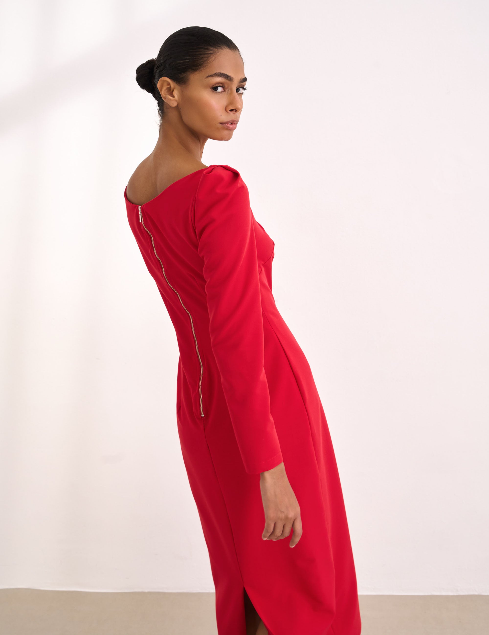 Vestido Arlete Alfaiataria Vermelho
