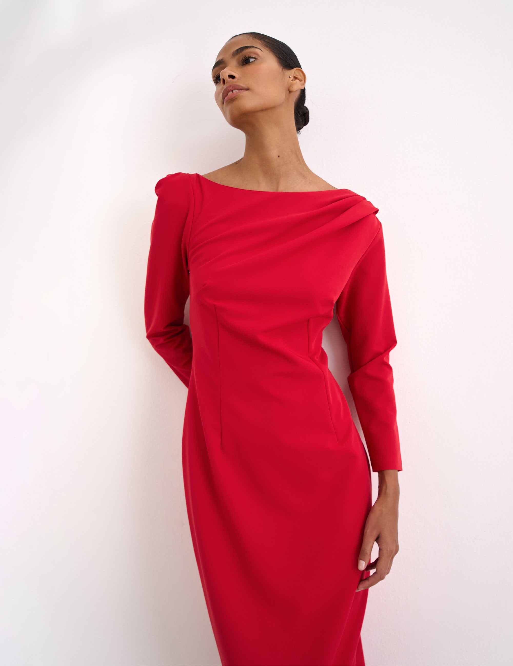 Vestido Arlete Alfaiataria Vermelho