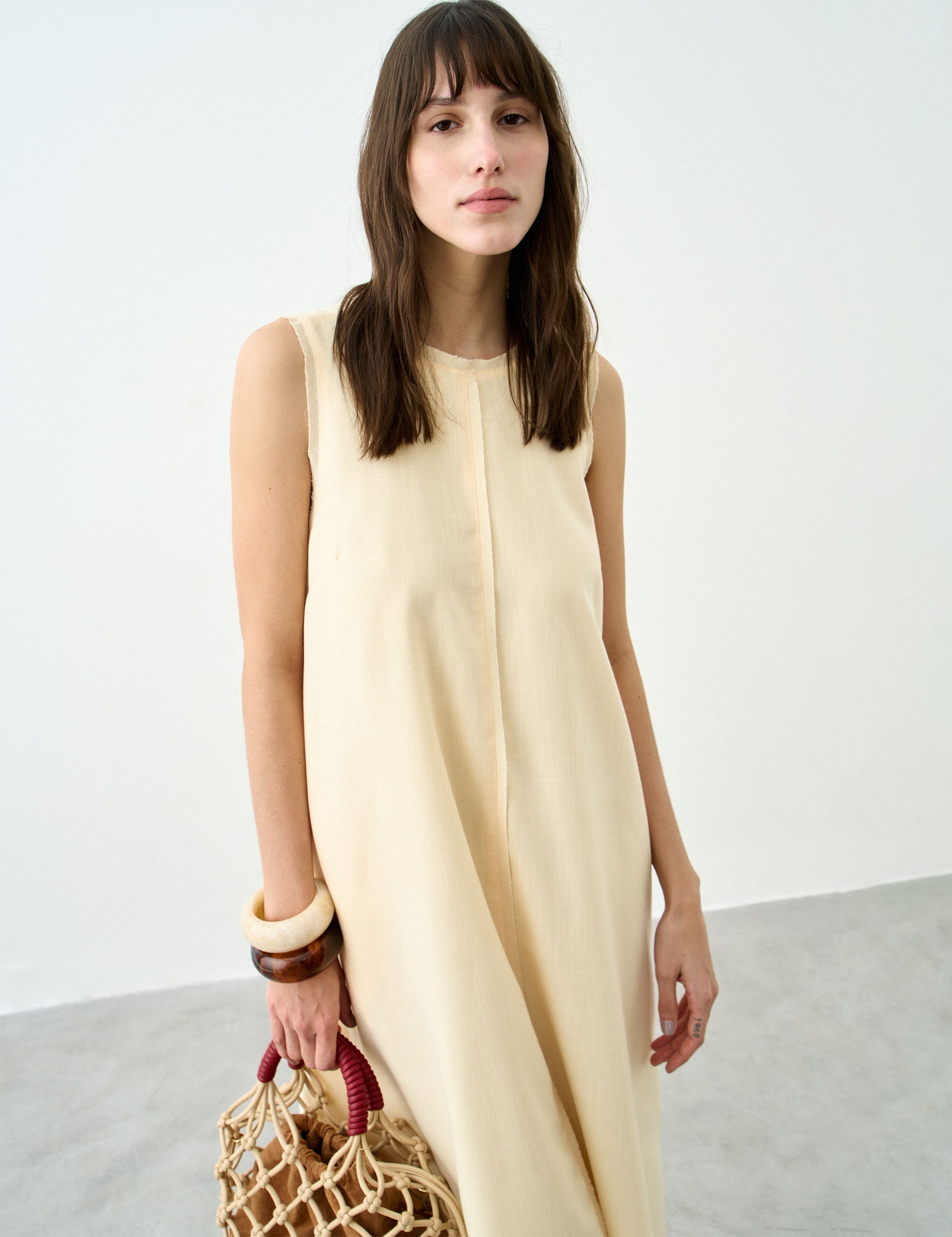 Vestido Ayla Midi Amarelo