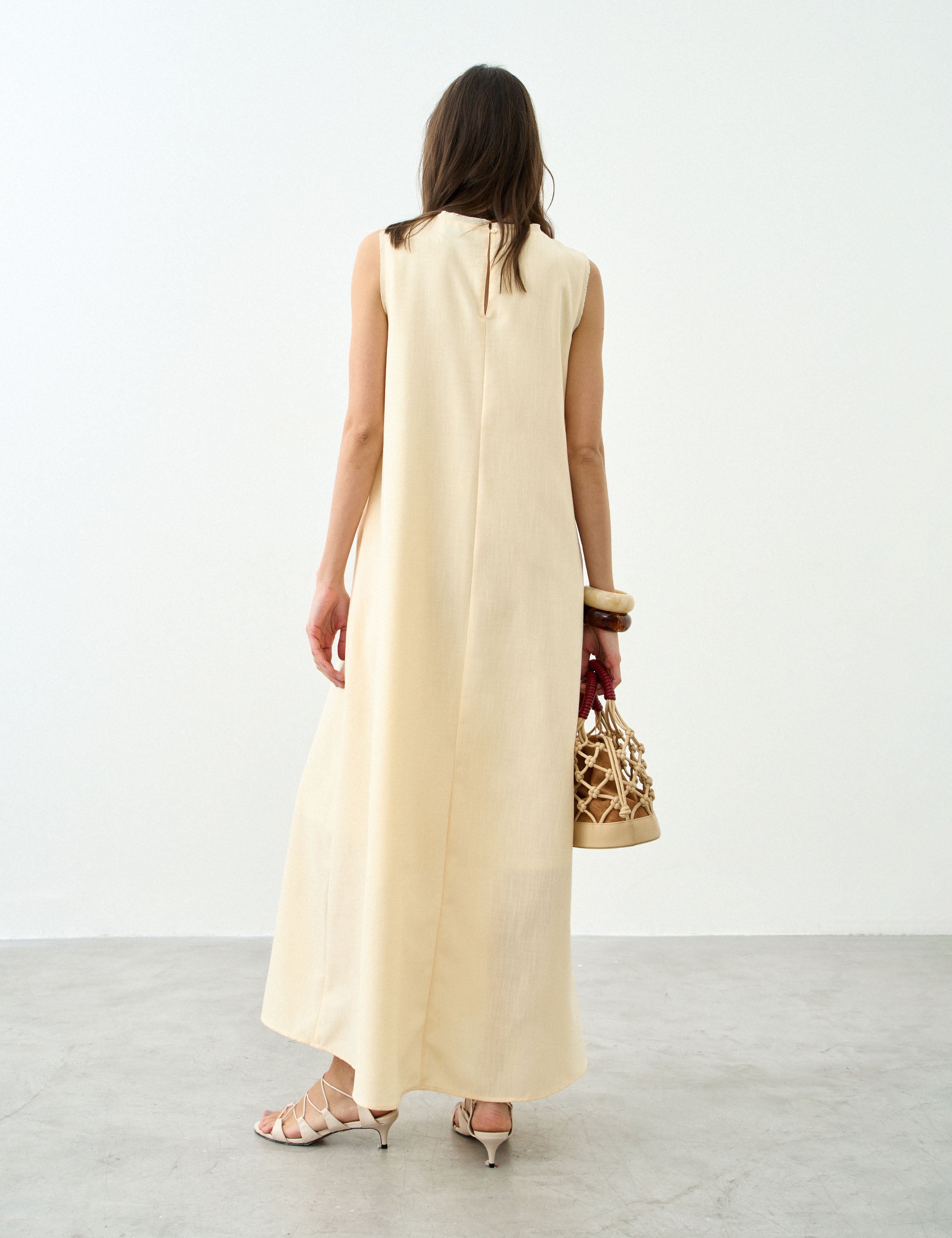 Vestido Ayla Midi Amarelo