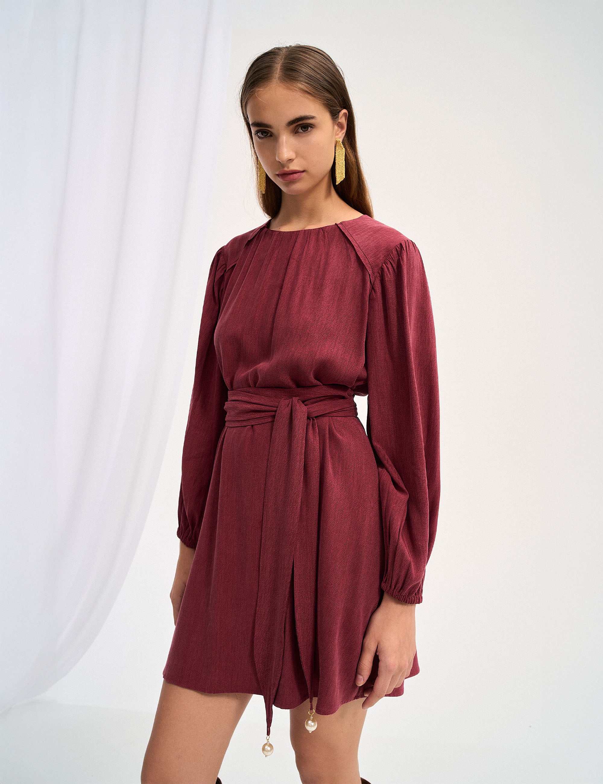 Vestido Bata Gregória Carménère