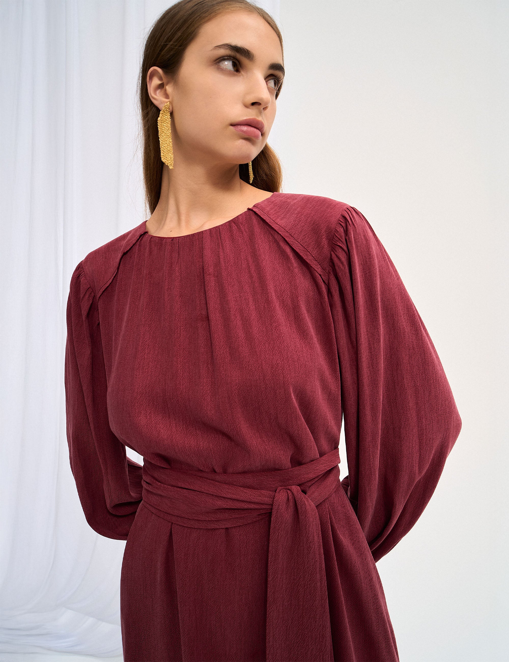 Vestido Bata Gregória Carménère