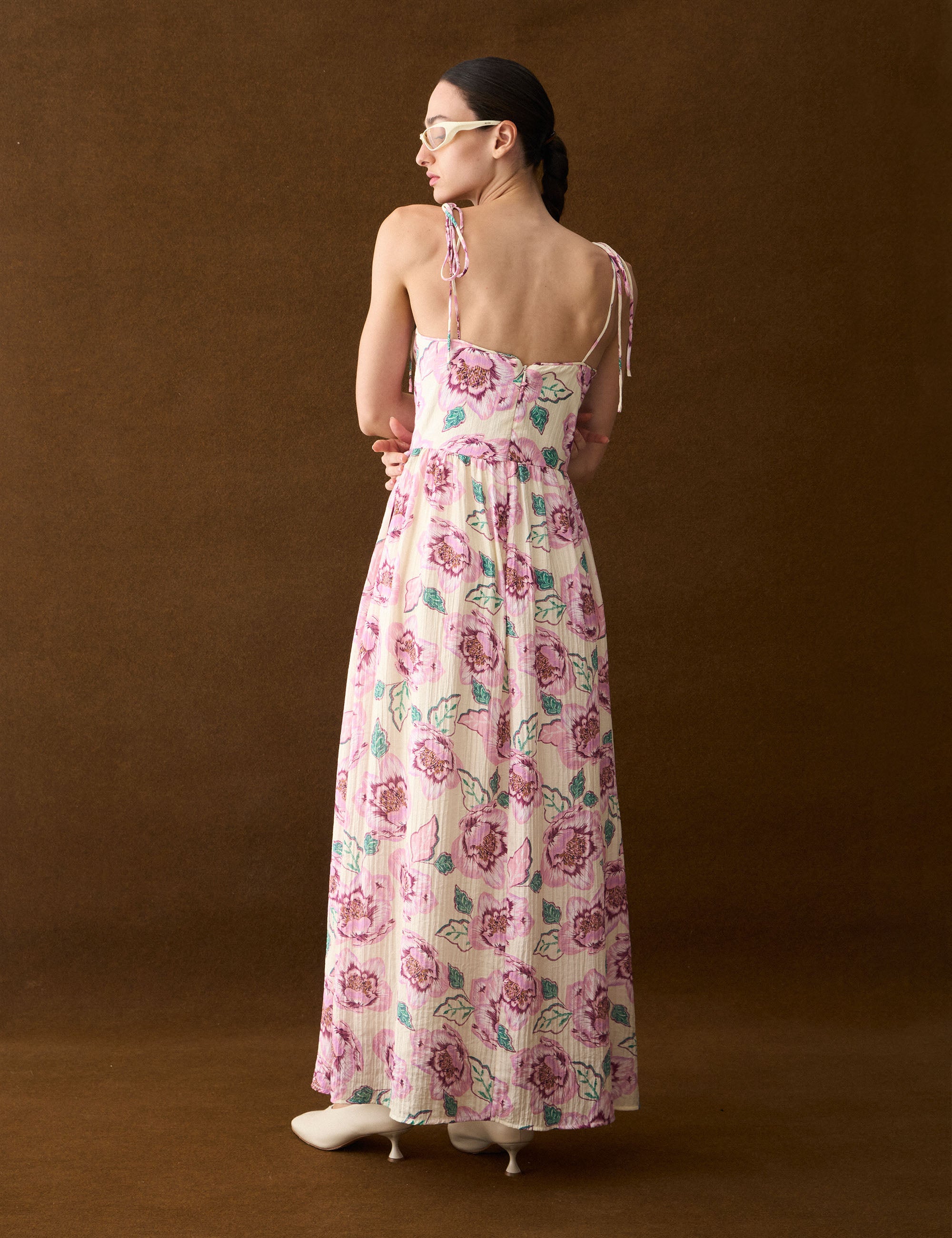 Vestido Caroline Floral Rose