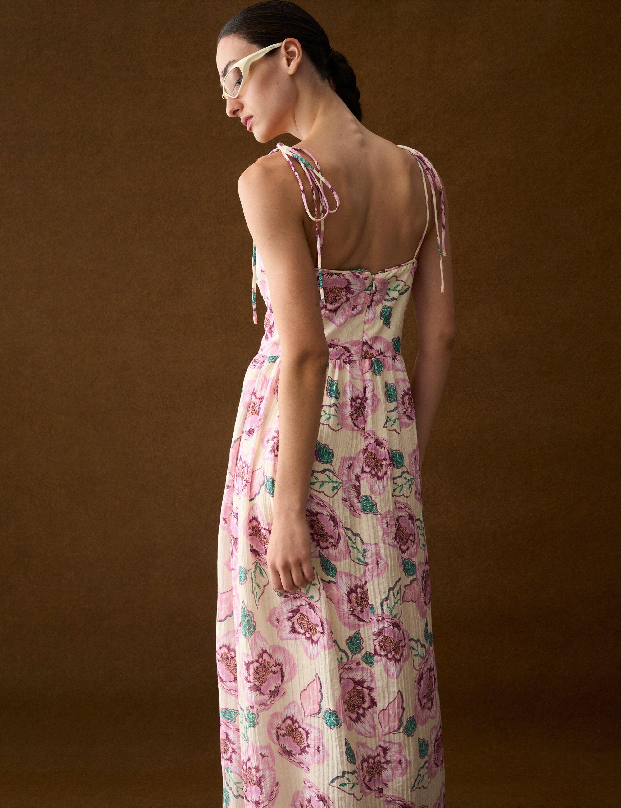 Vestido Caroline Floral Rose