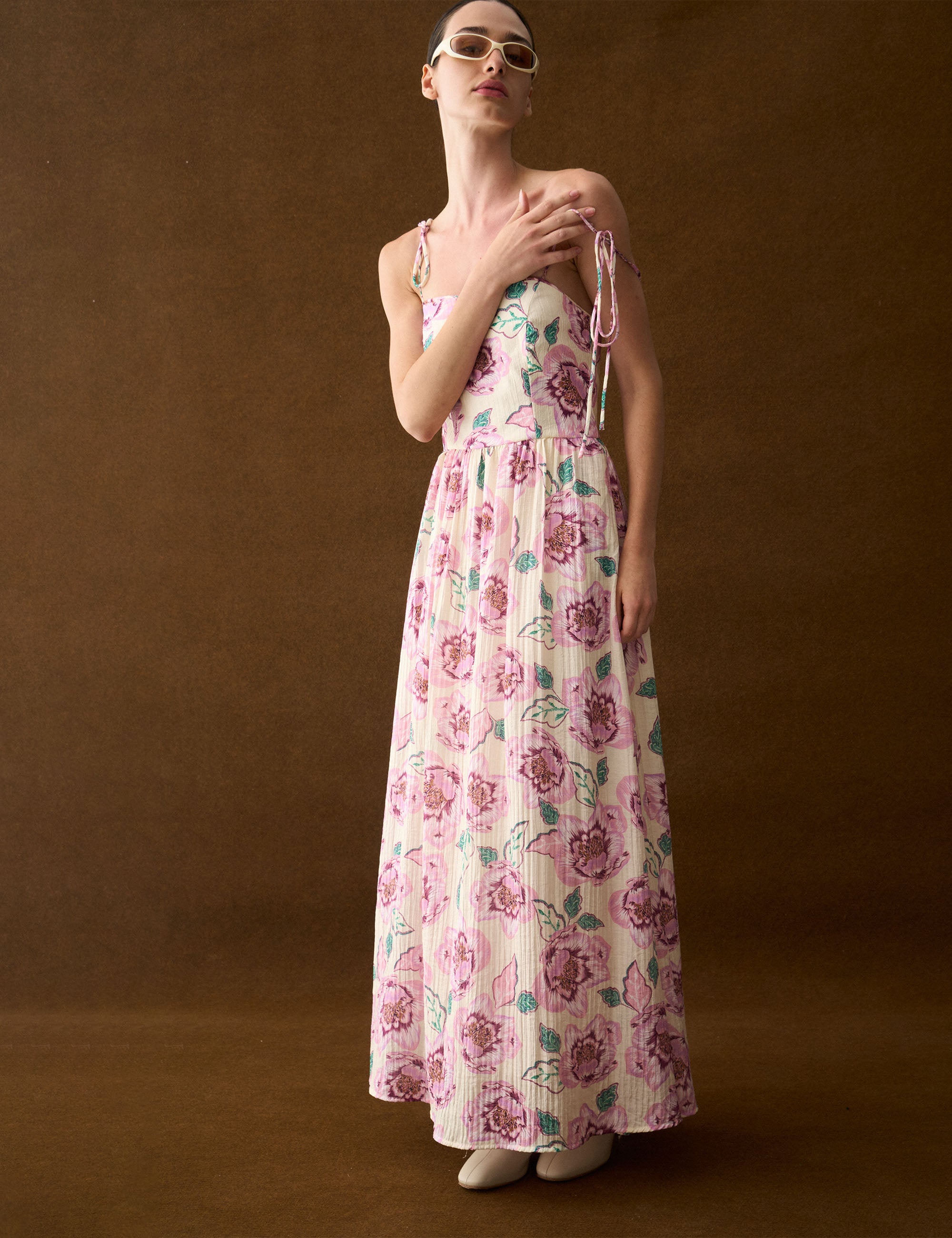Vestido Caroline Floral Rose | Nanaminze