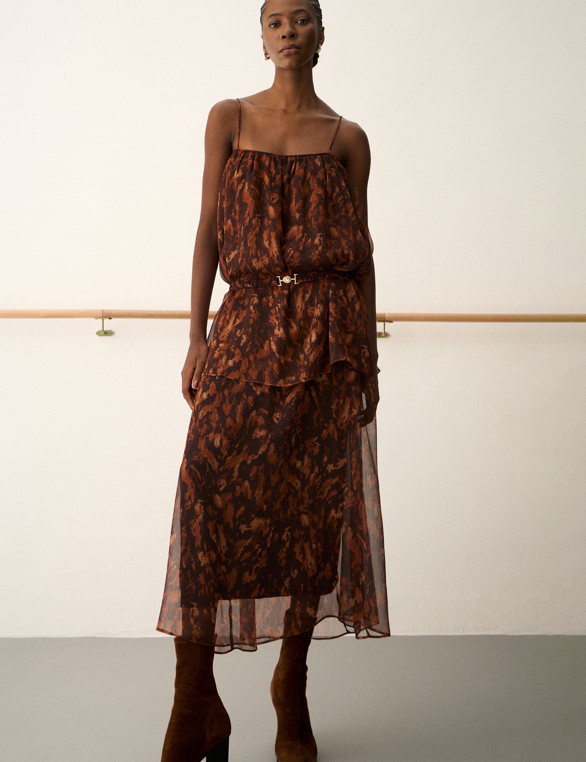 Vestido Dalia Fluido Preto