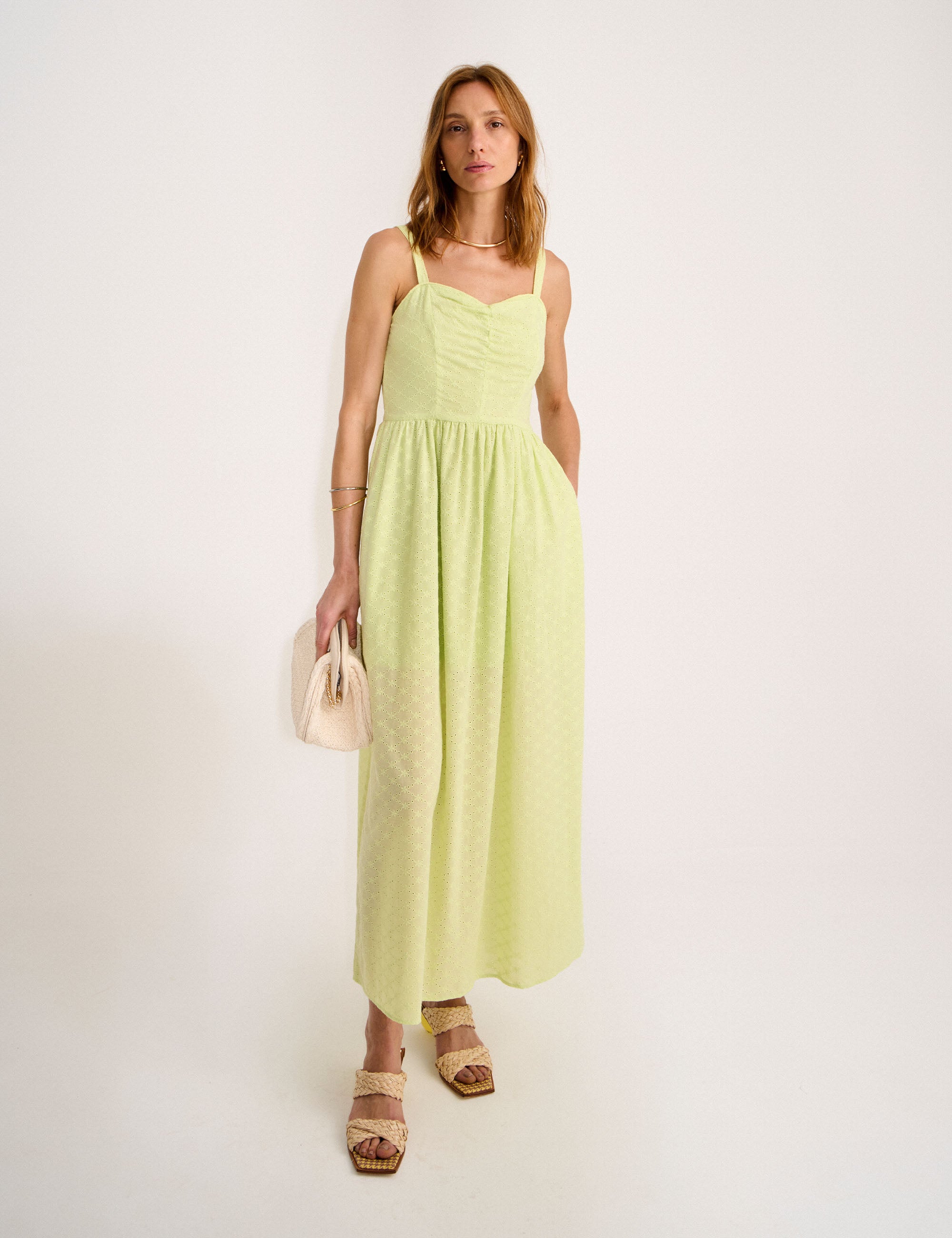 Vestido Fernanda Laise Maçã Verde