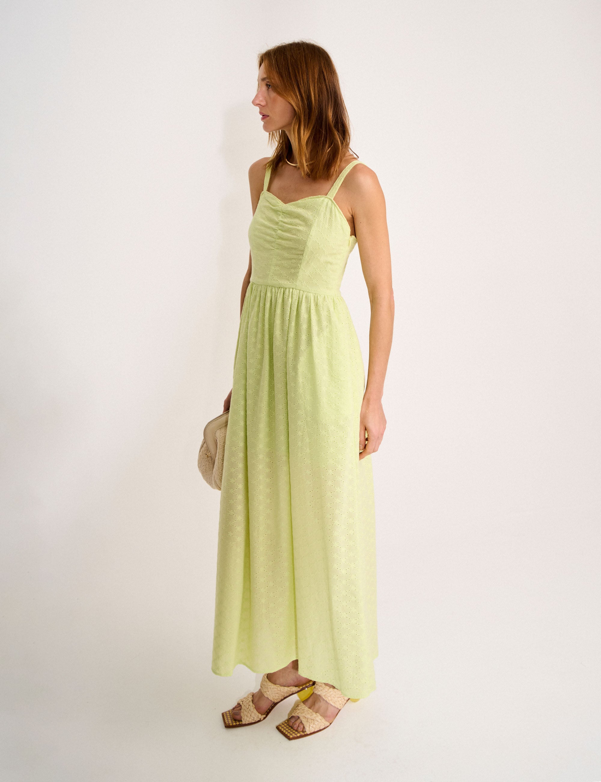 Vestido Fernanda Laise Maçã Verde