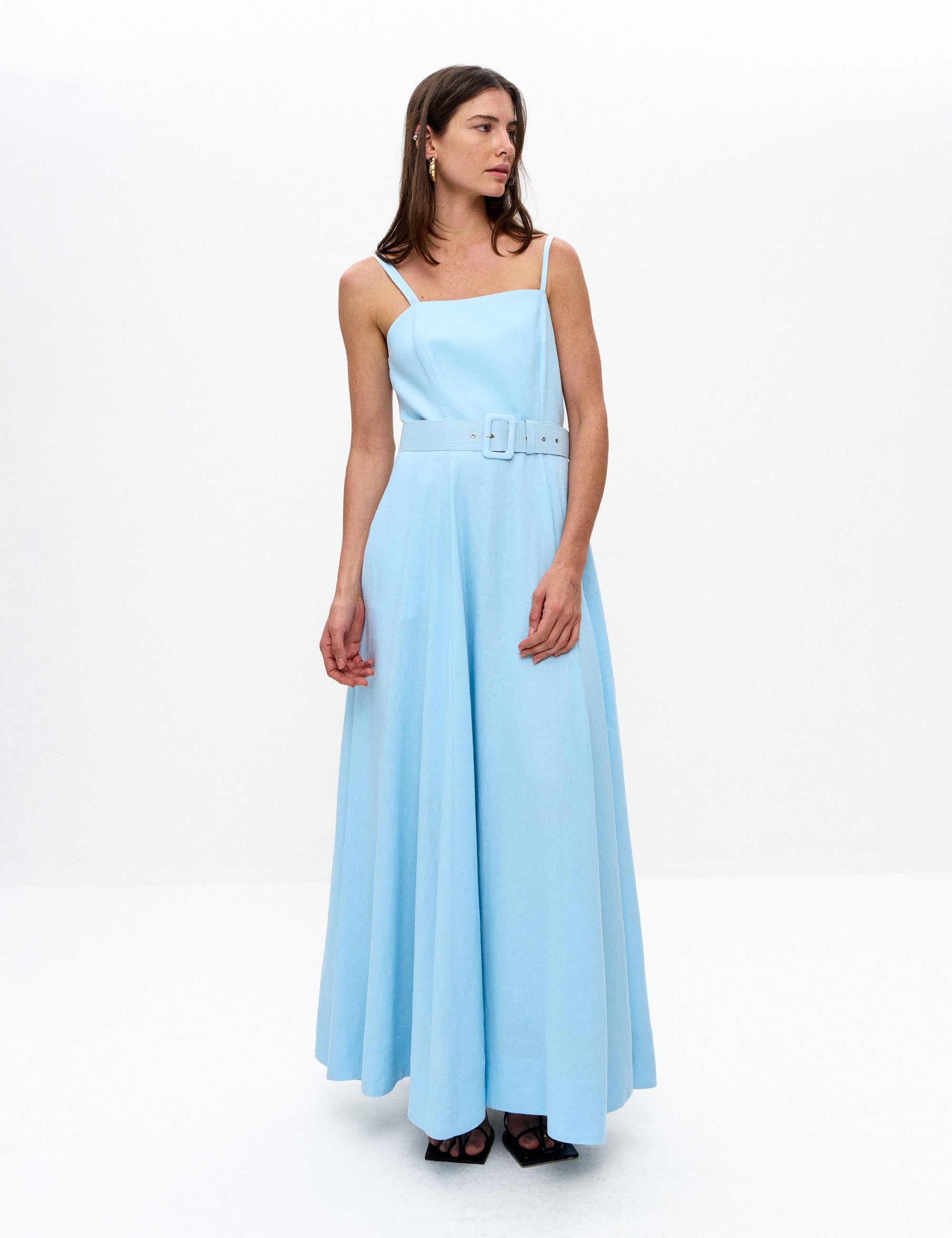 Vestido Florence Viscolinho Azul