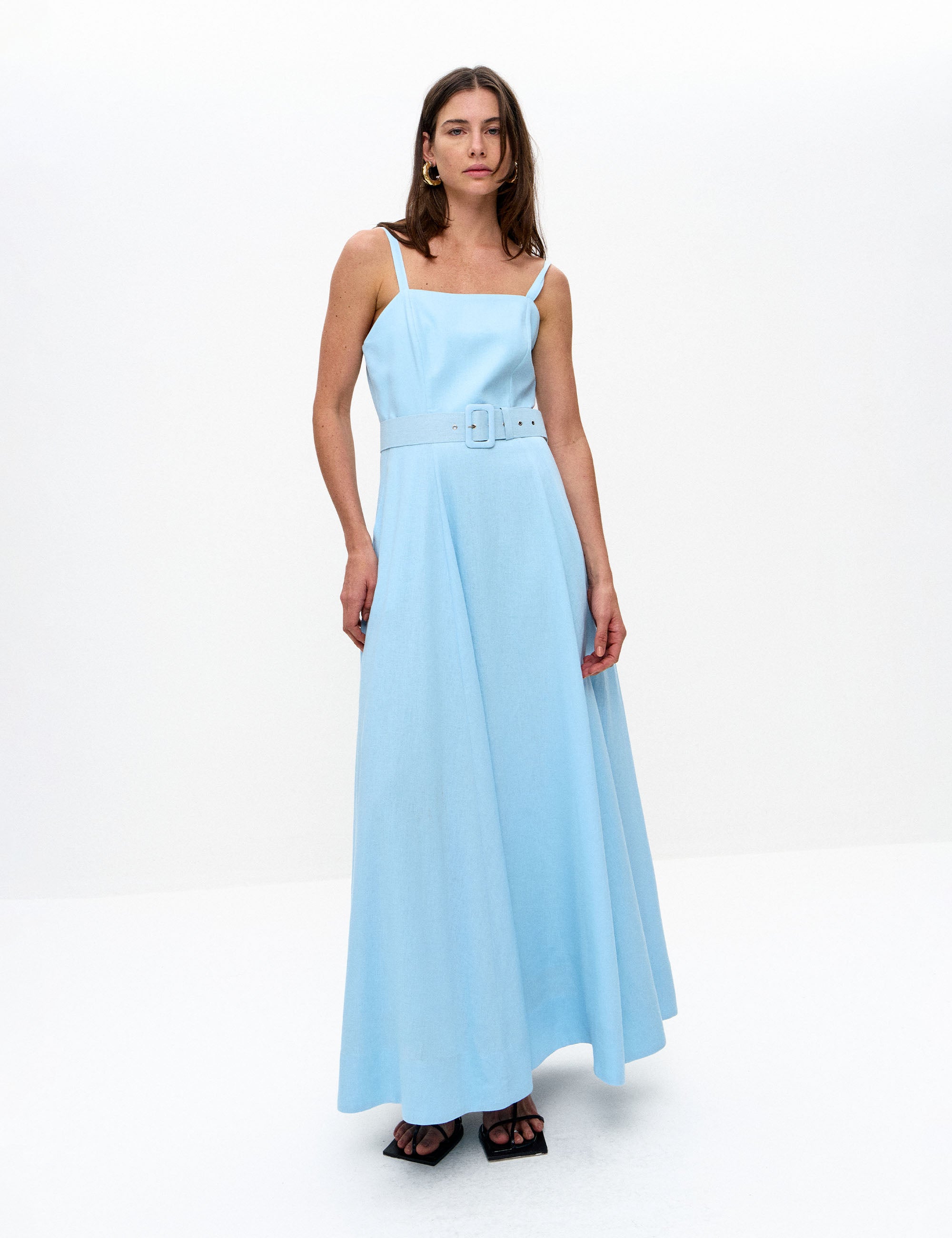 Vestido Florence Viscolinho Azul