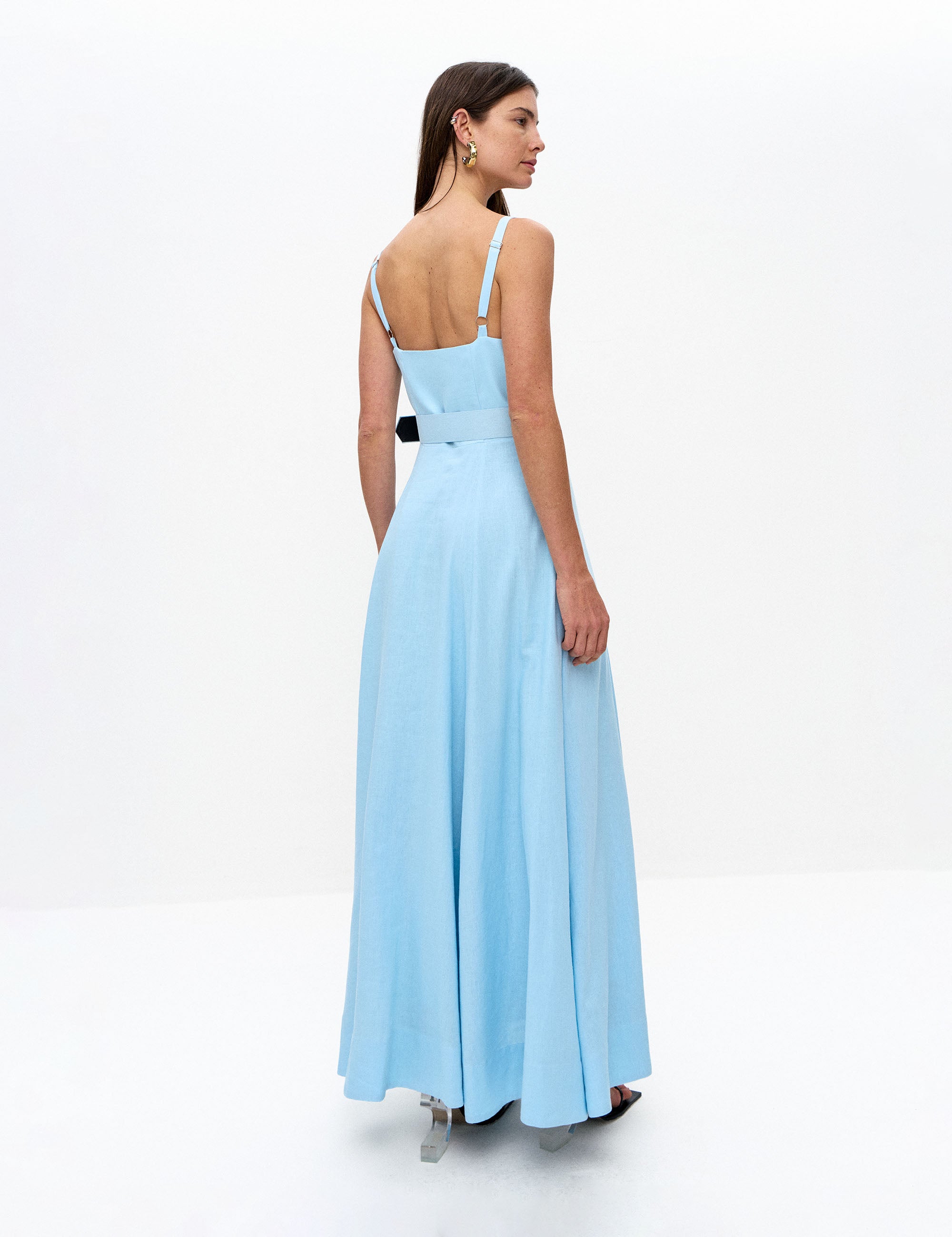 Vestido Florence Viscolinho Azul