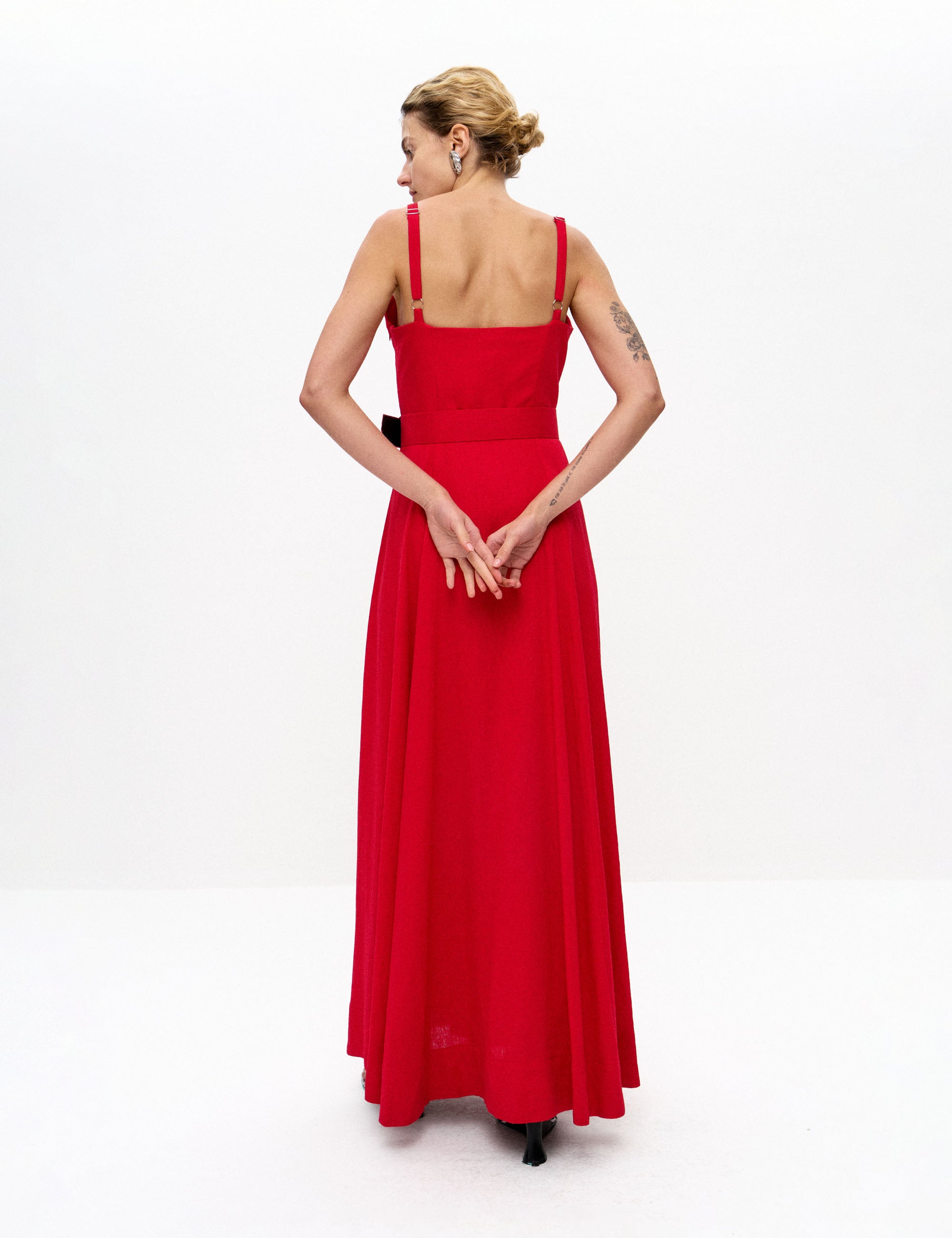 Vestido Florence Viscolinho Vermelho