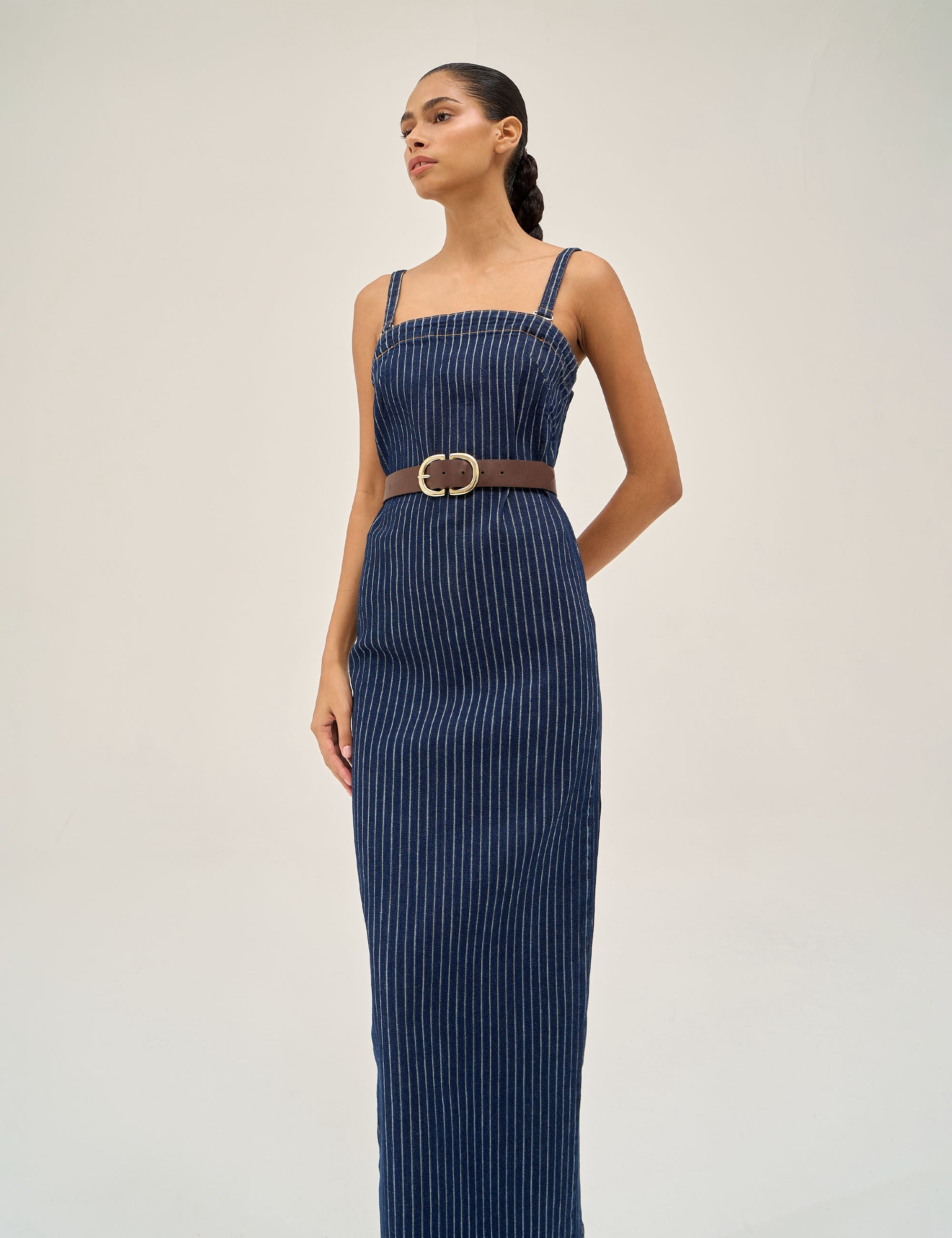 Vestido Giovanna Jeans Escuro