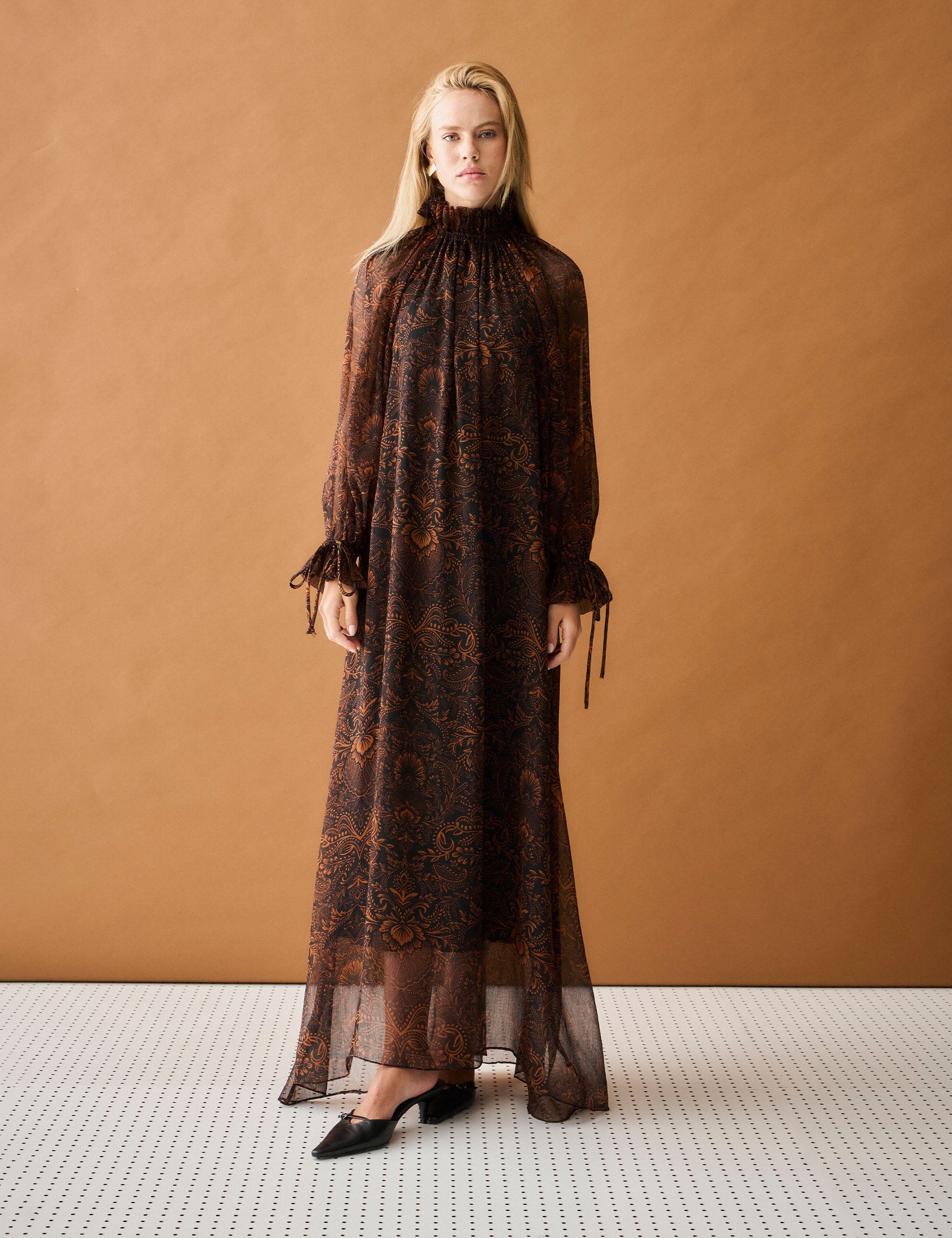 Vestido Grazi Chiffon Preto