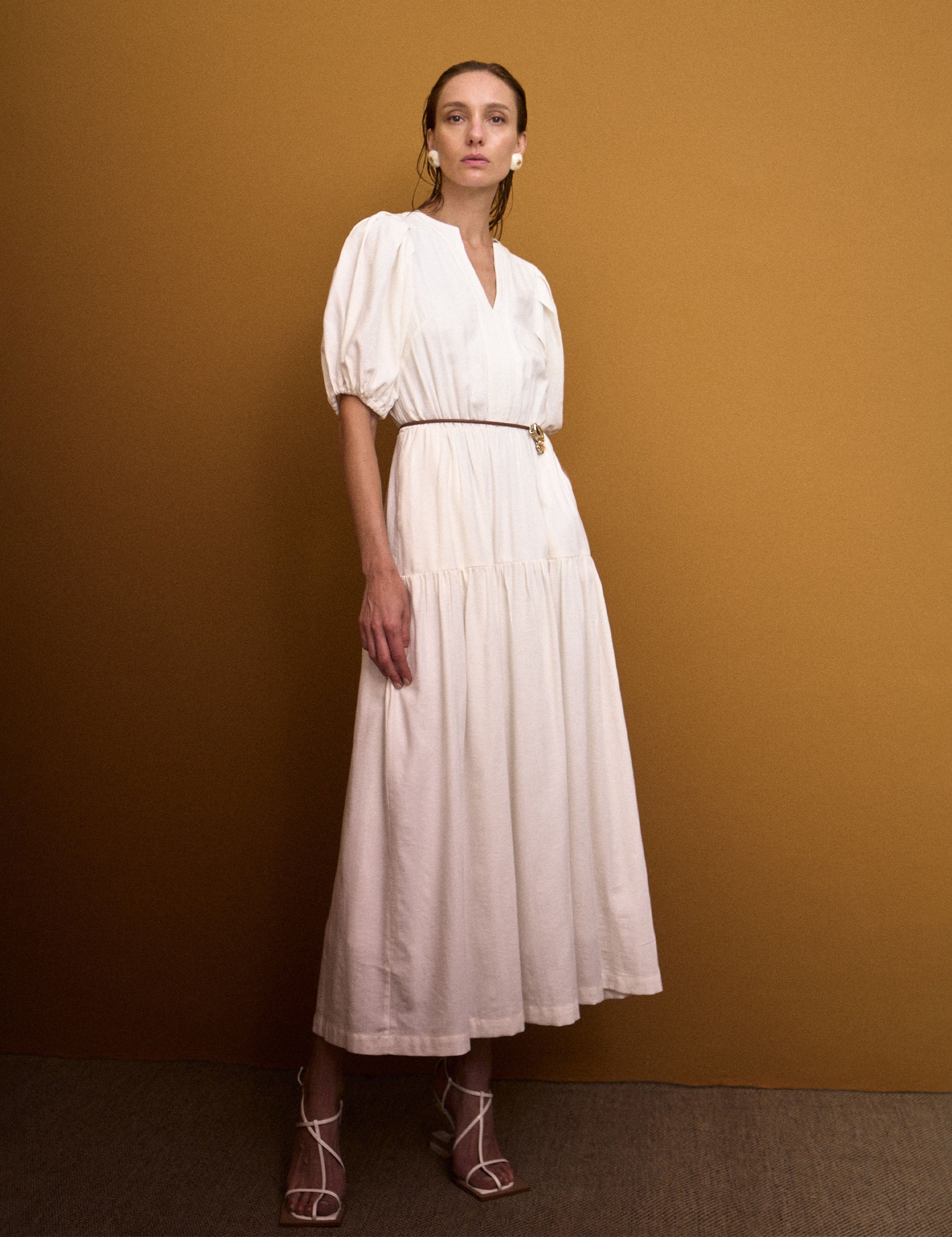 Vestido Jasmin Algodão Off White