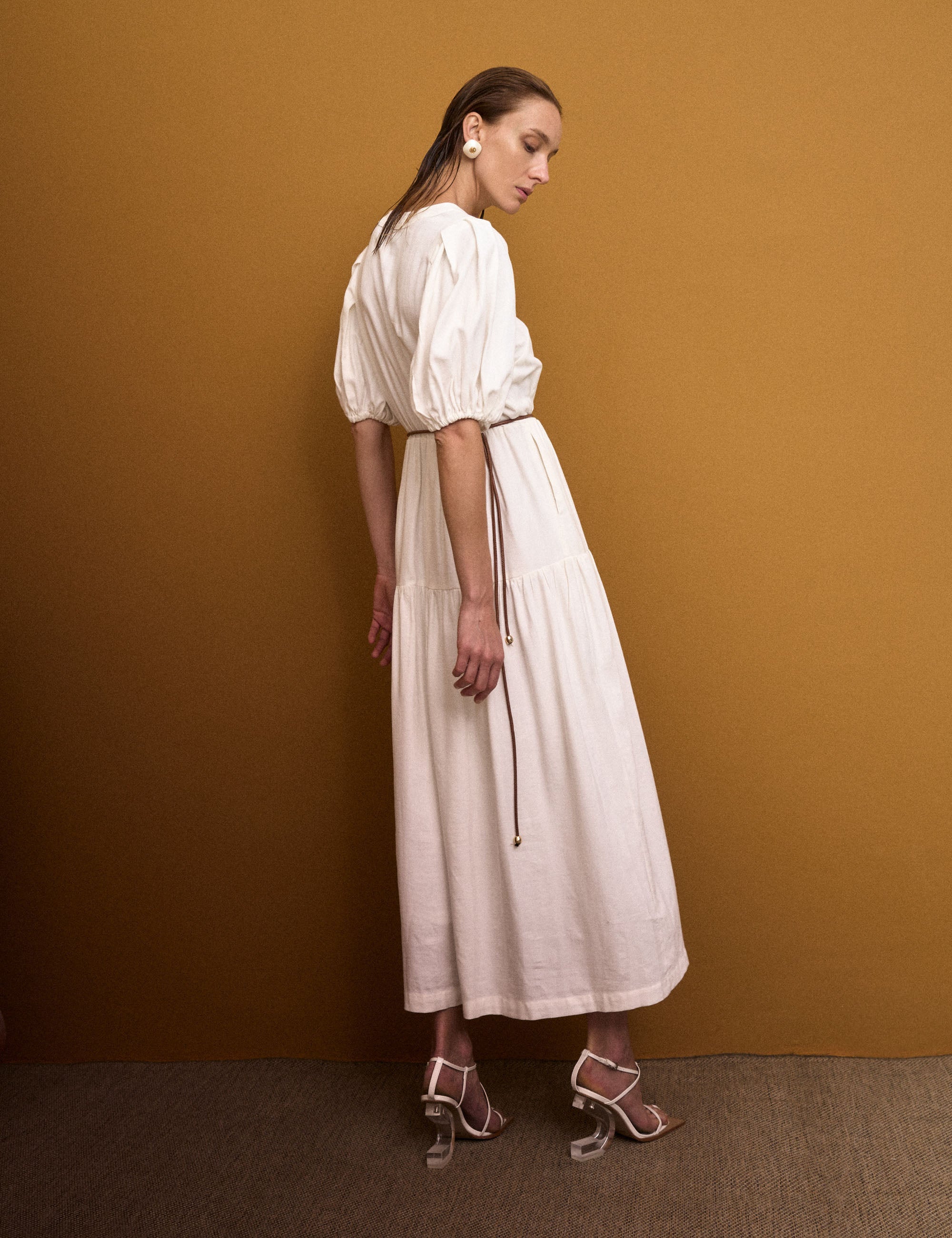 Vestido Jasmin Algodão Off White