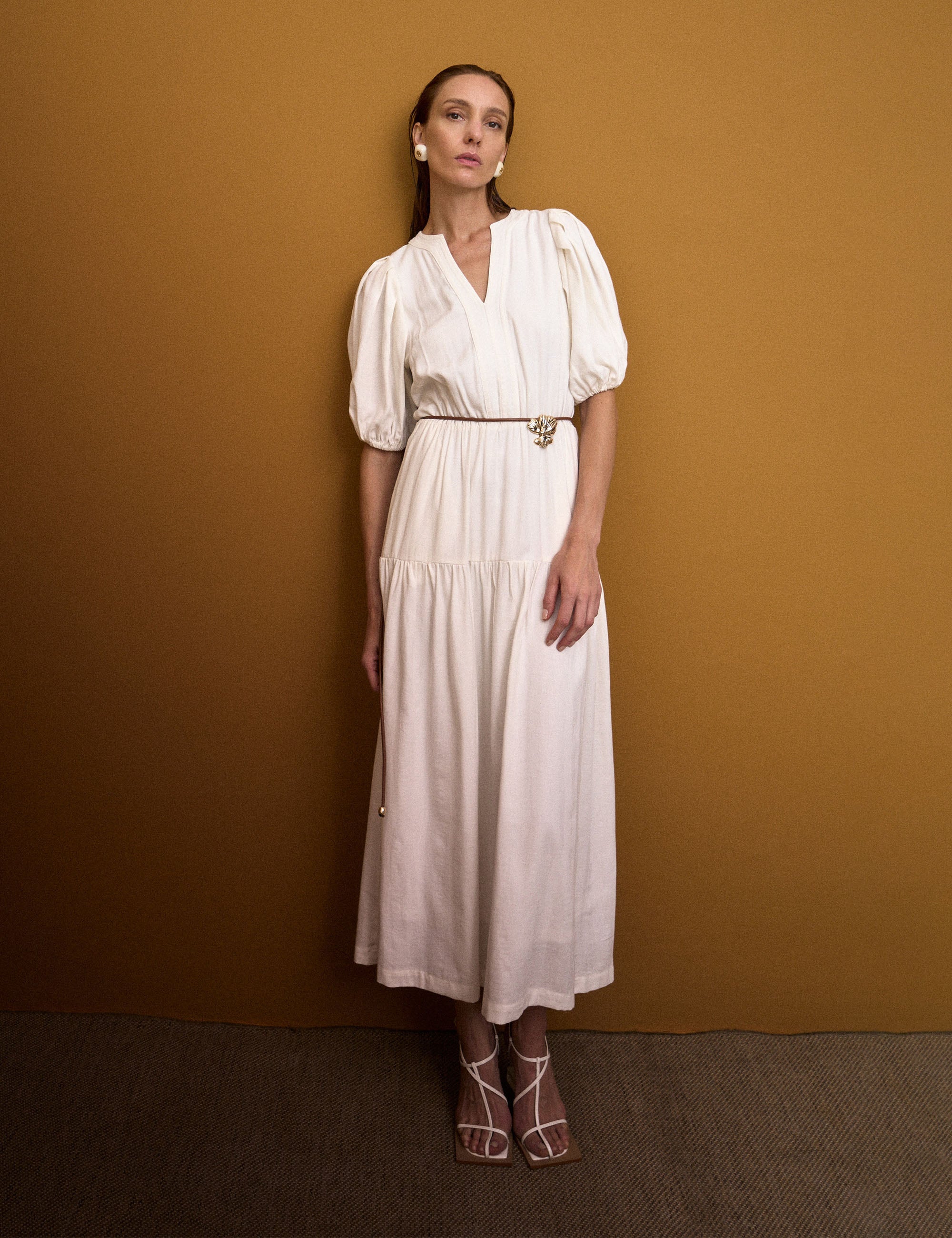 Vestido Jasmin Algodão Off White