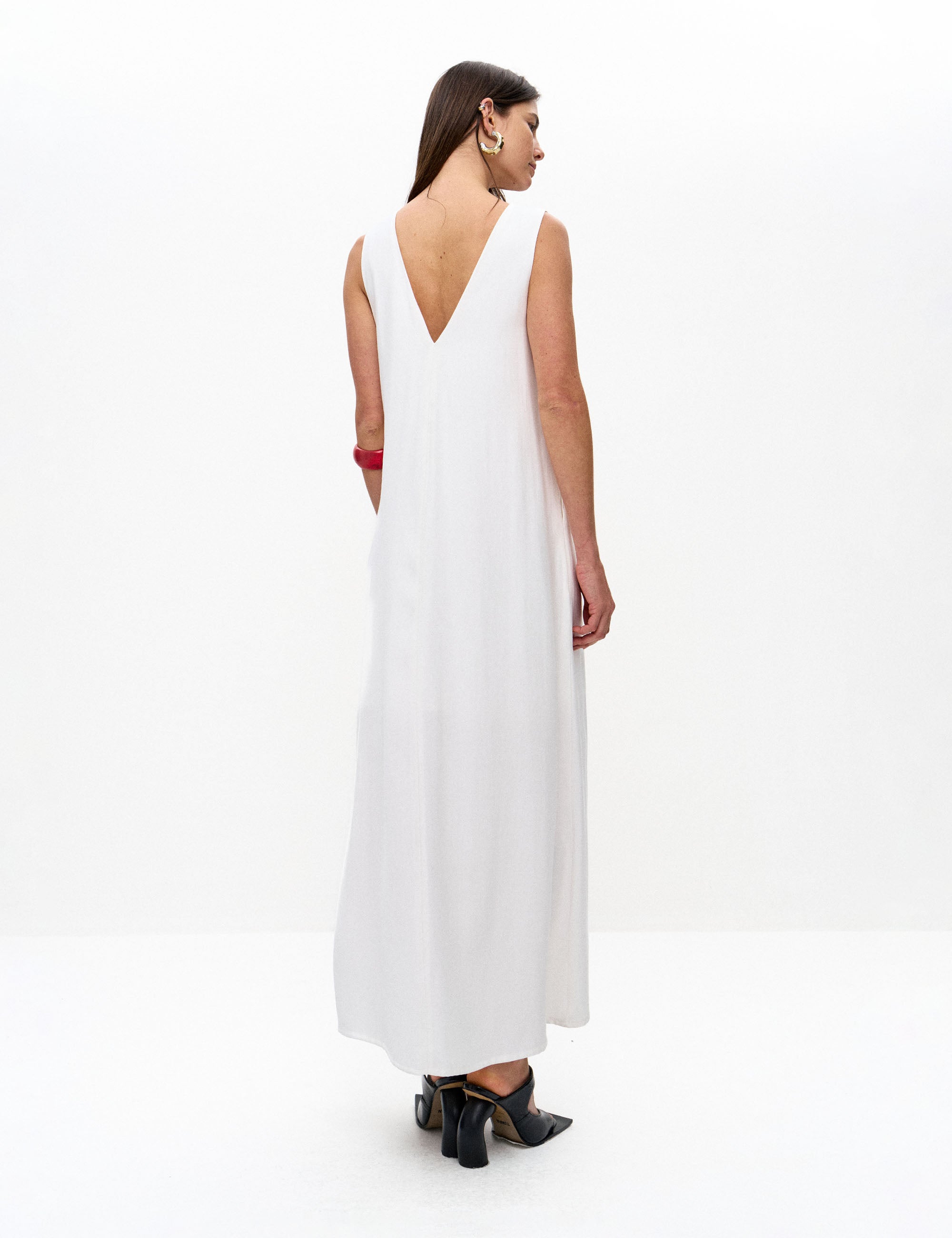 Vestido Julia Viscose Off White