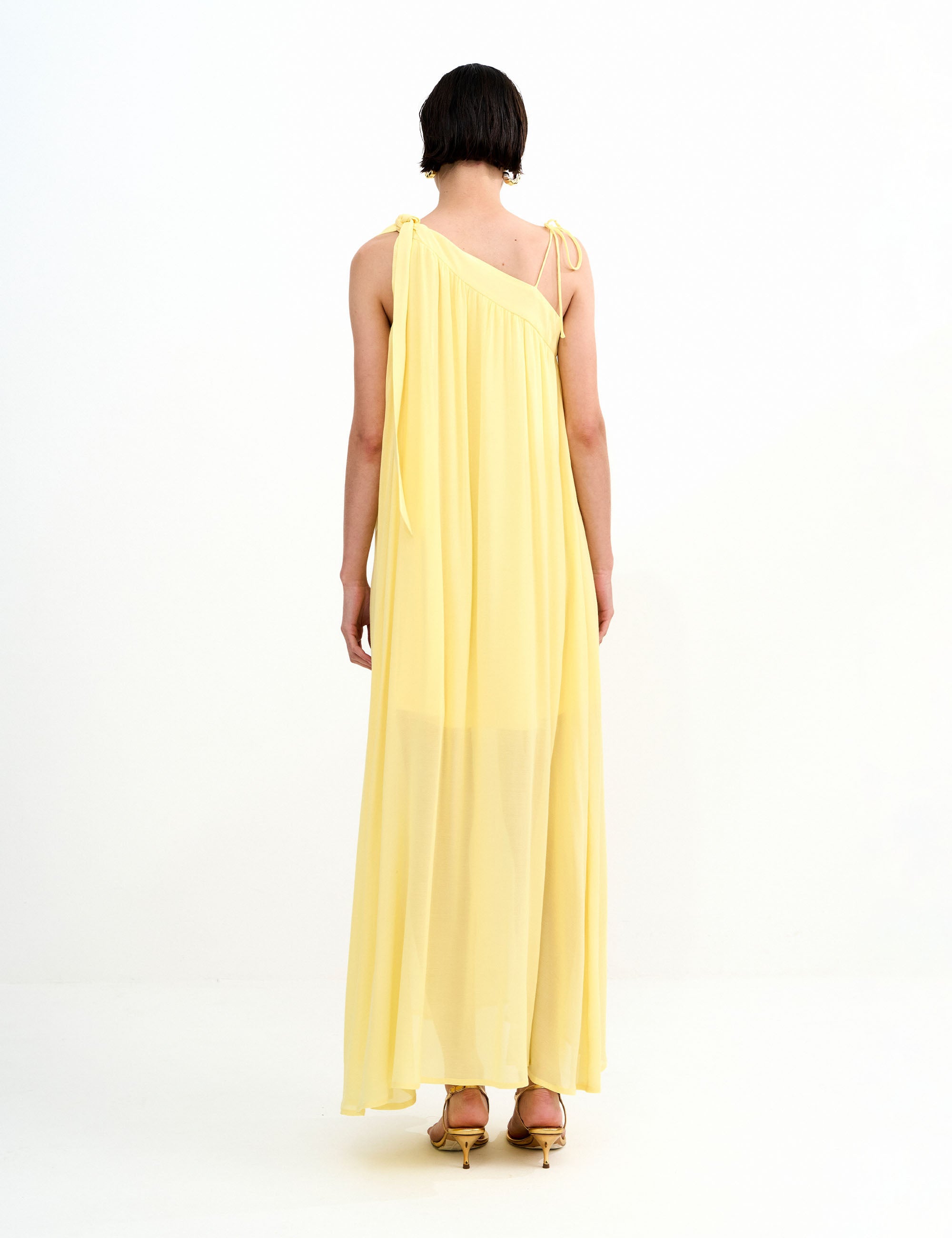Vestido Kiara Musseline Amarelo