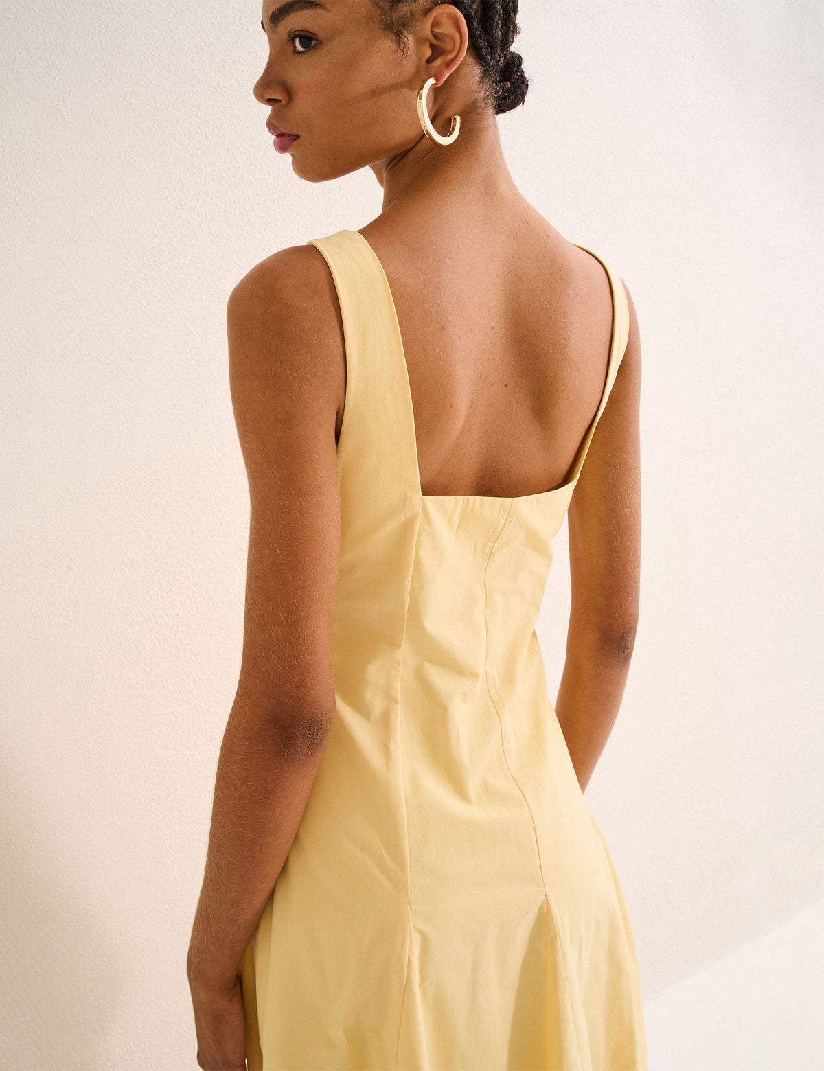 Vestido Layla Tricoline Amarelo