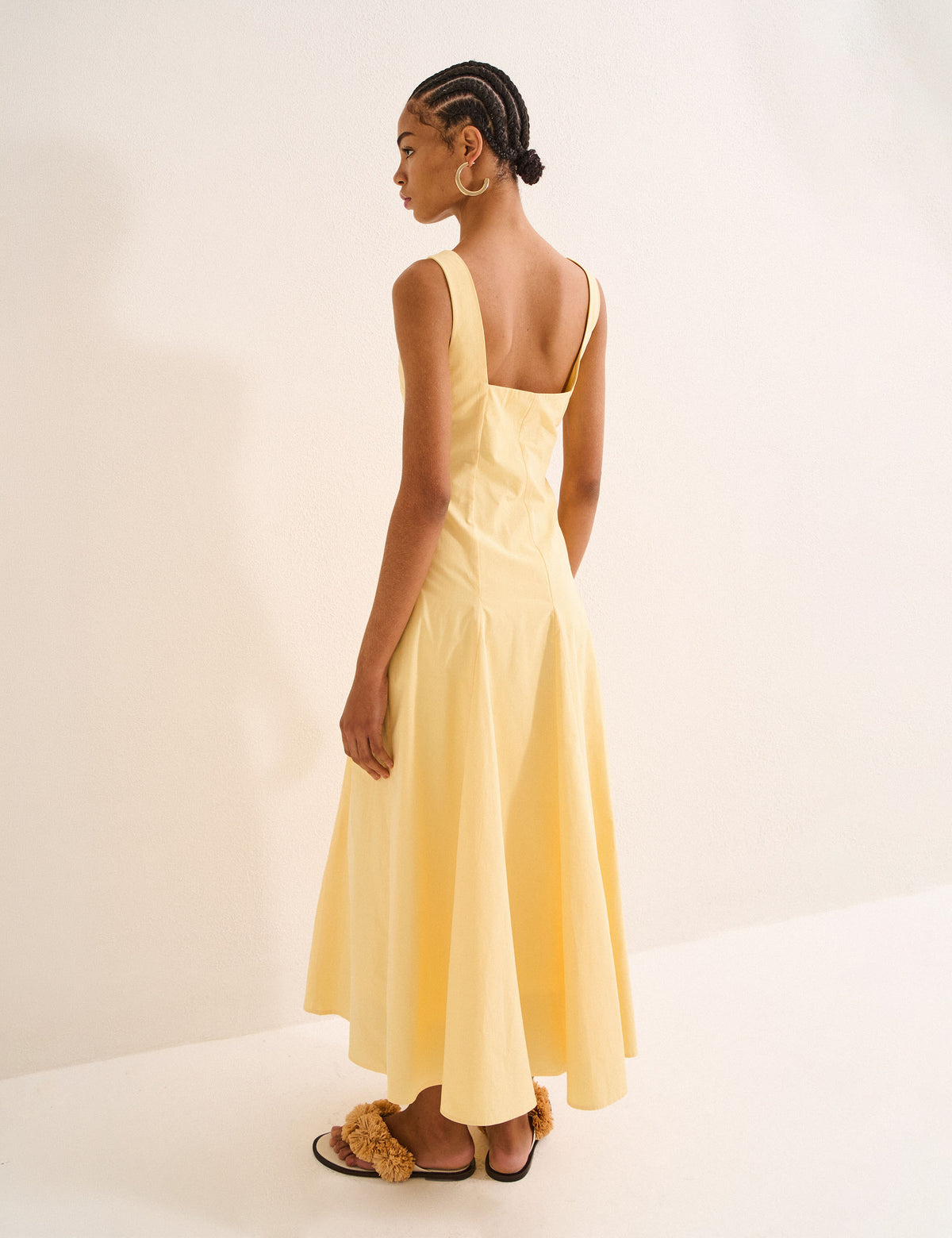 Vestido Layla Tricoline Amarelo