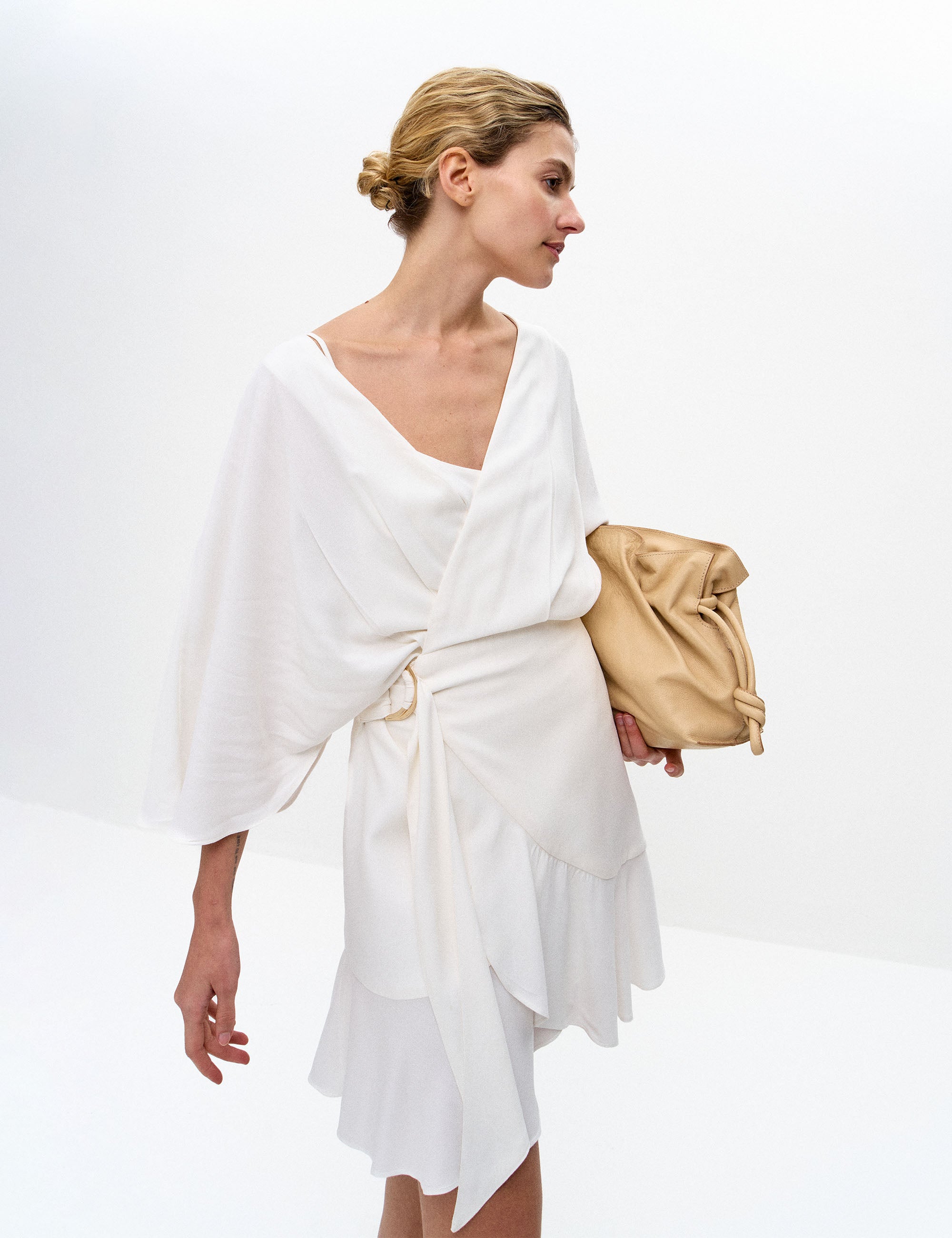 Vestido Layla Viscose Off White