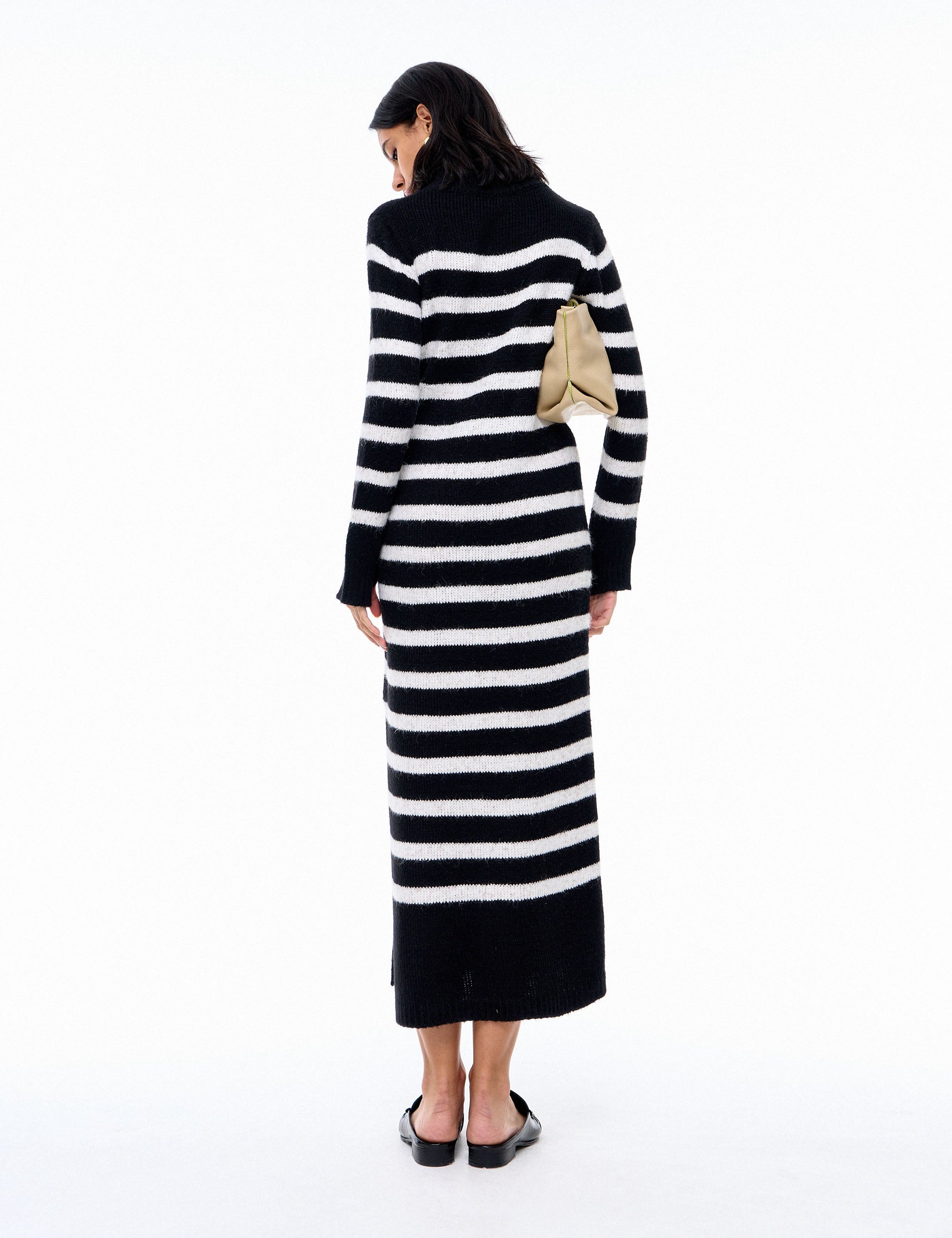 Vestido Lorenza Tricot Preto