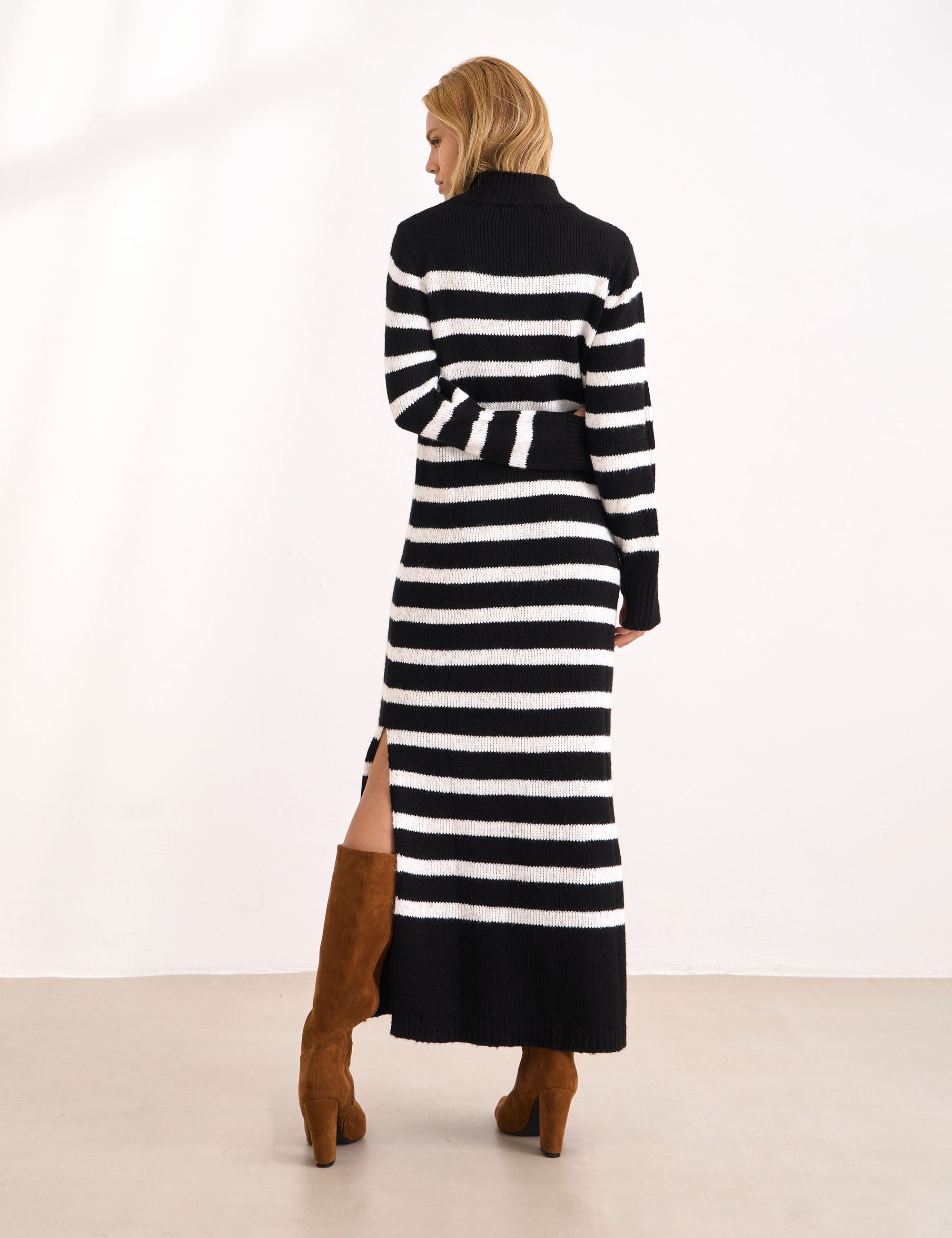 Vestido Lorenza Tricot Preto