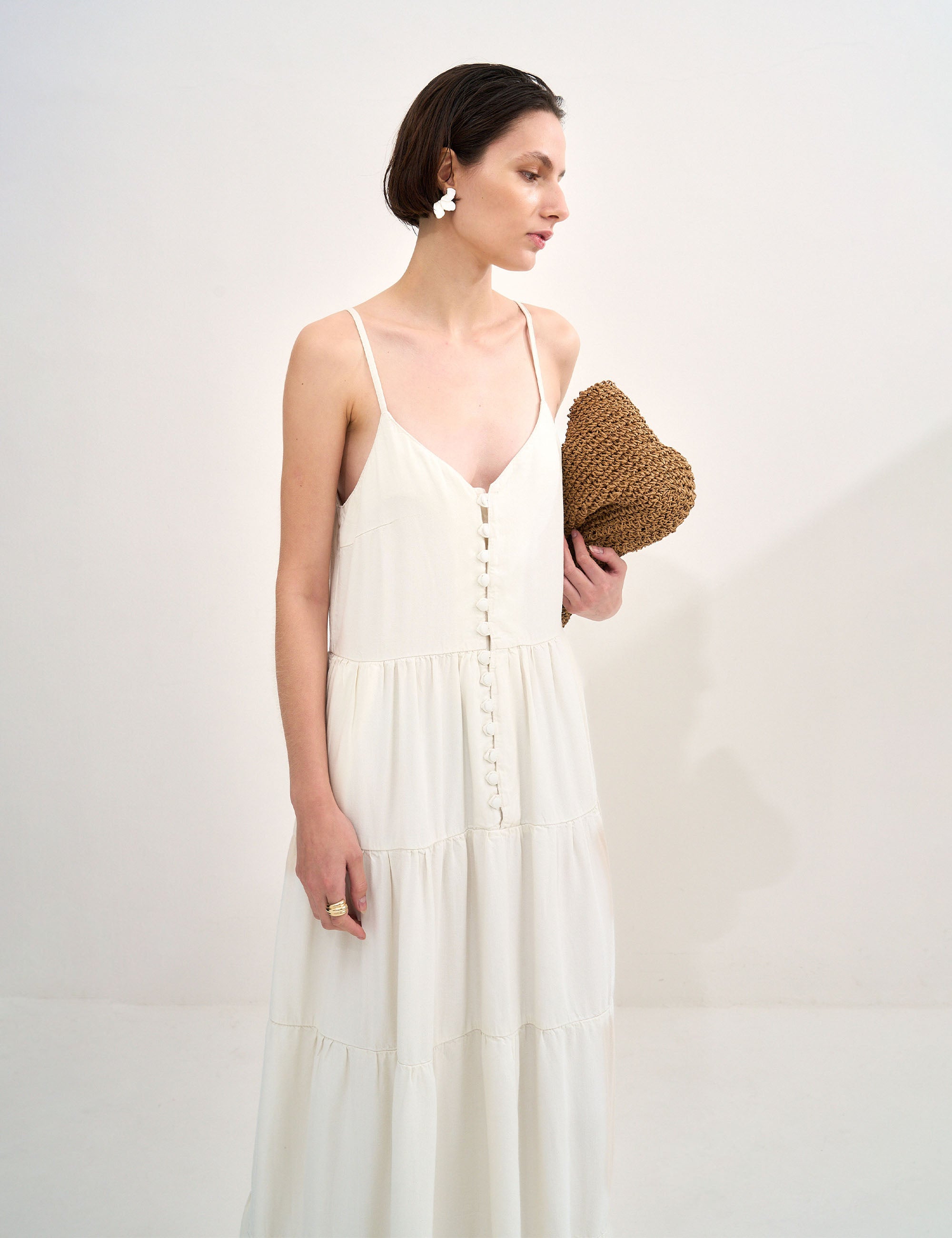 Vestido Lucy Liocel Areia