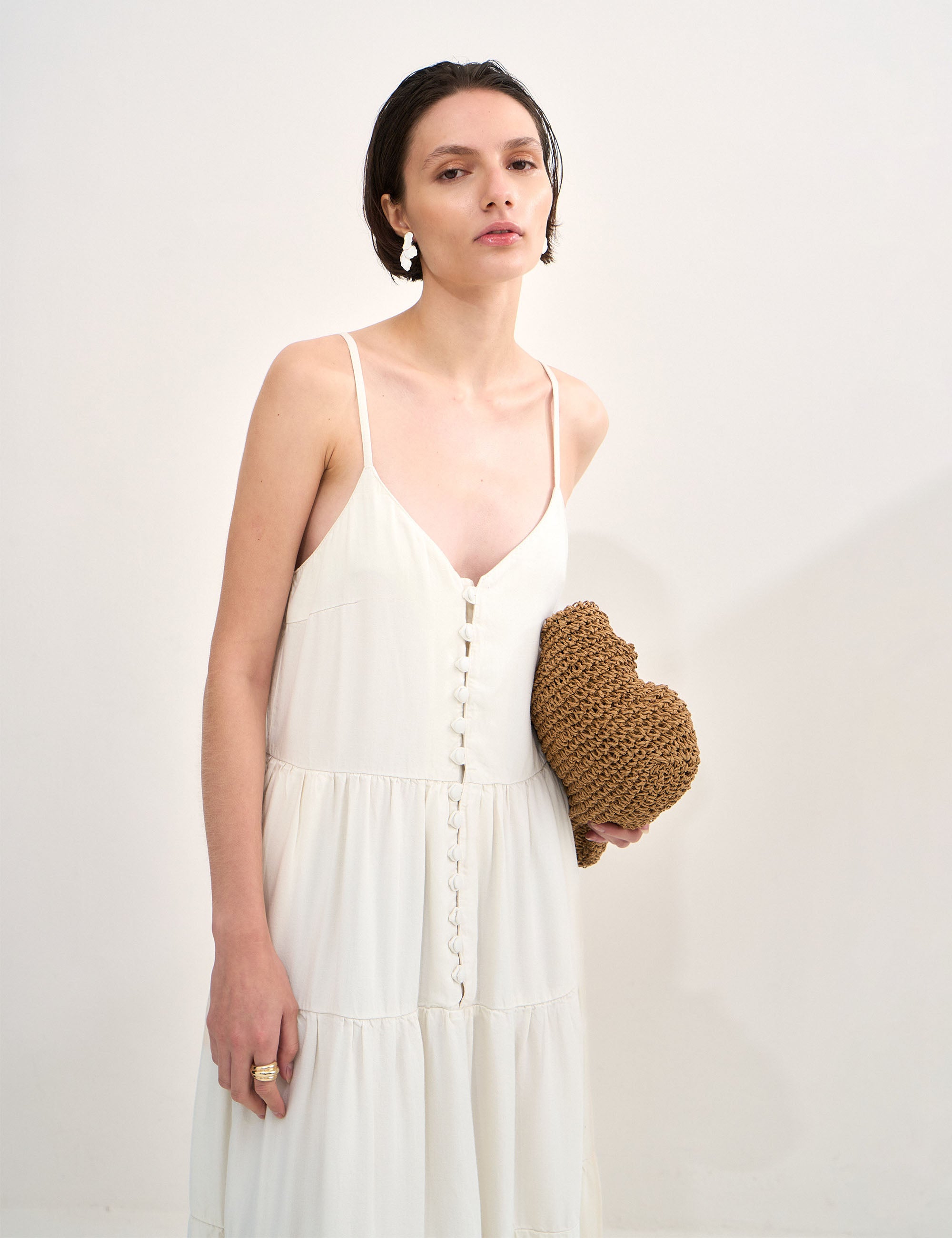 Vestido Lucy Liocel Areia