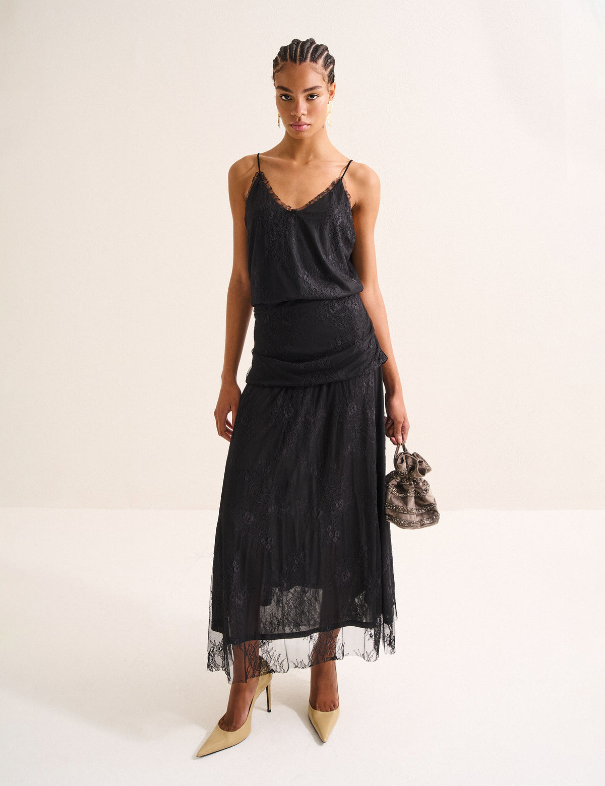 Vestido Madelyn Renda Preto