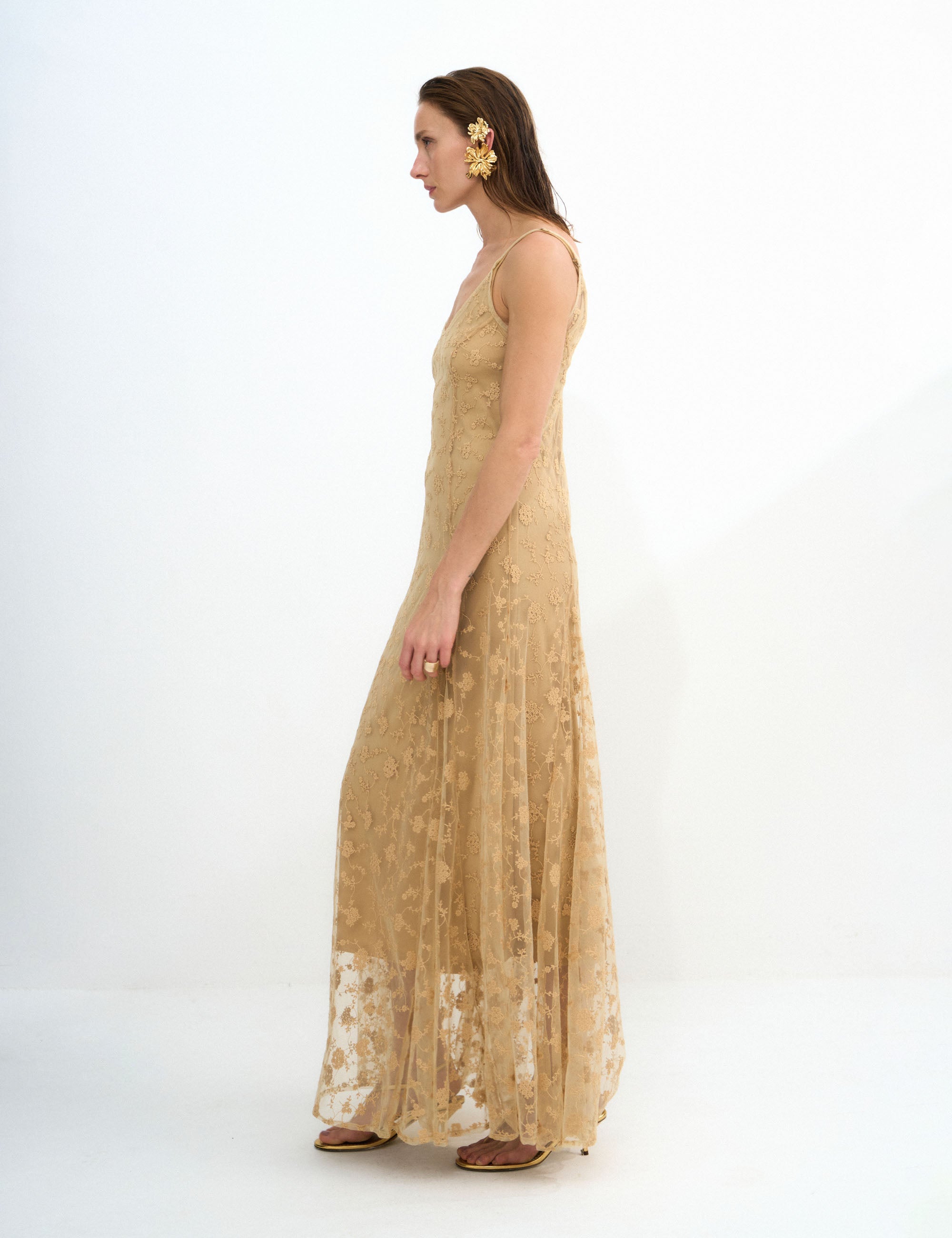 Vestido Provence Tule Ceramica