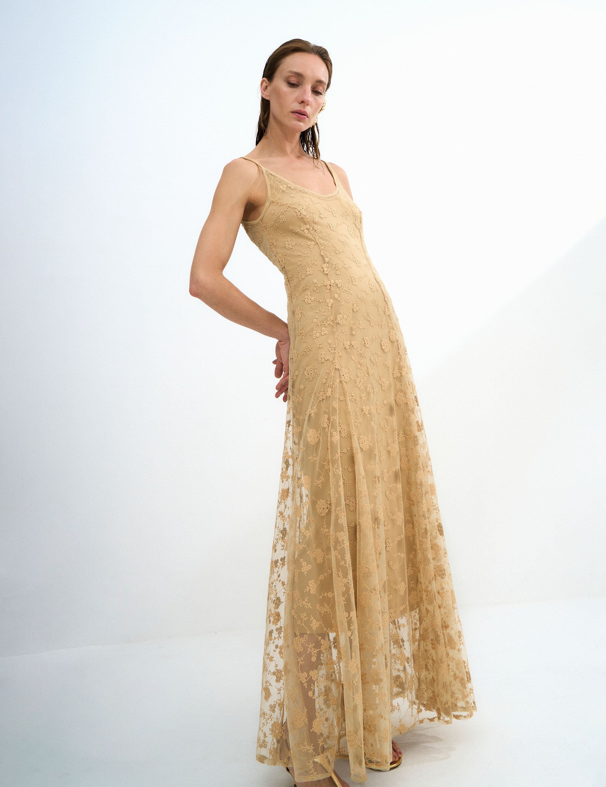 Vestido Provence Tule Ceramica