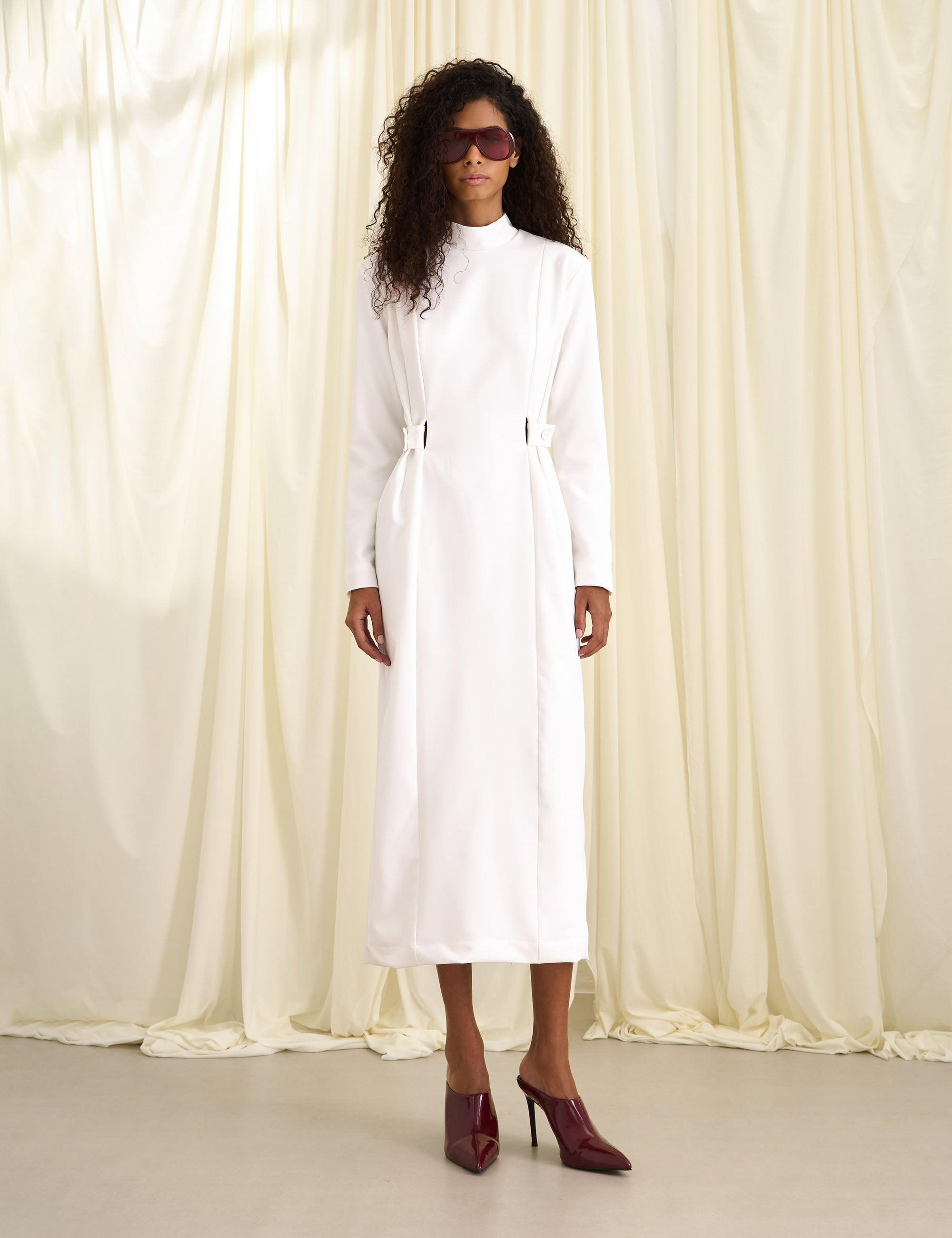 Vestido Sylvie Alfaiataria Off White