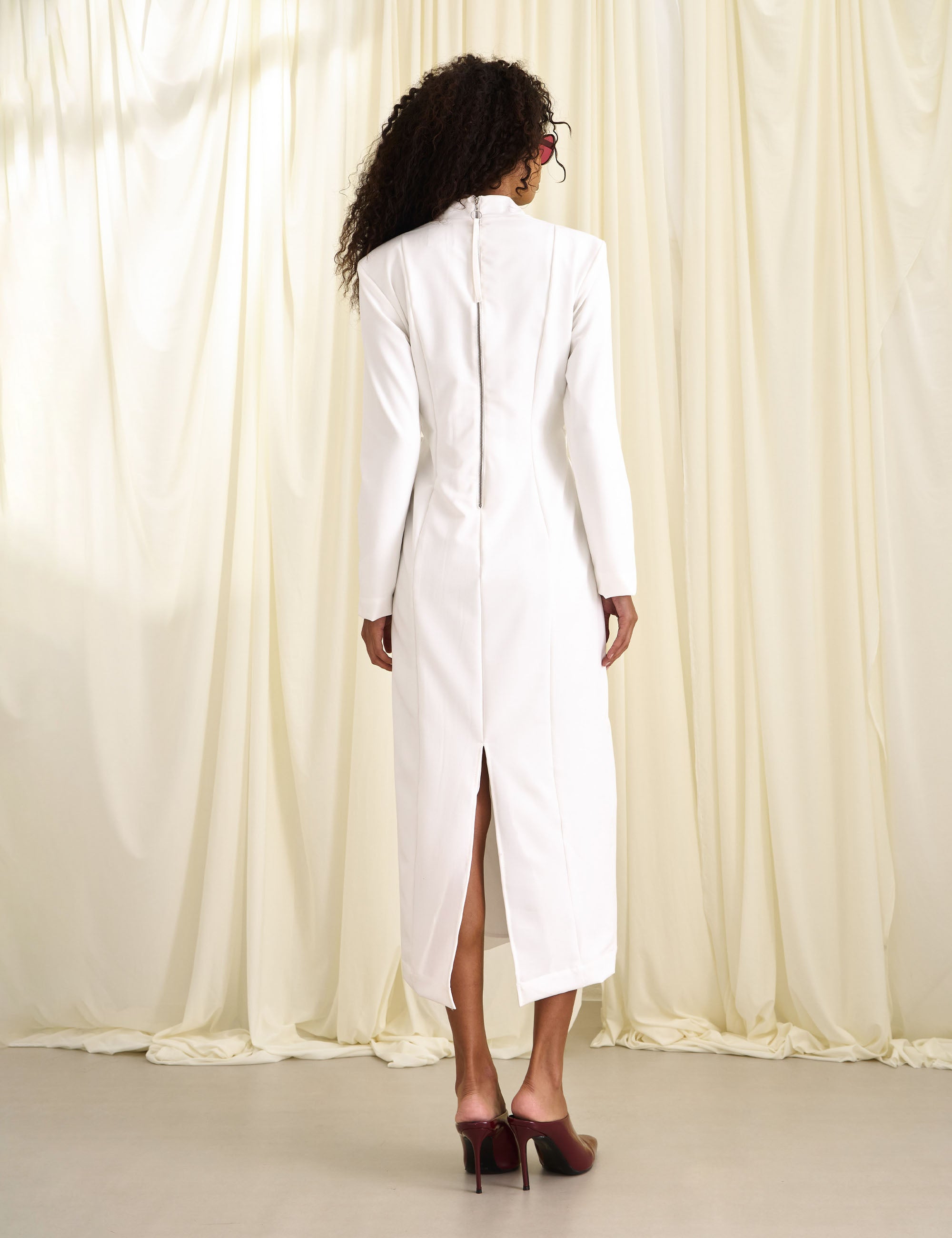 Vestido Sylvie Alfaiataria Off White