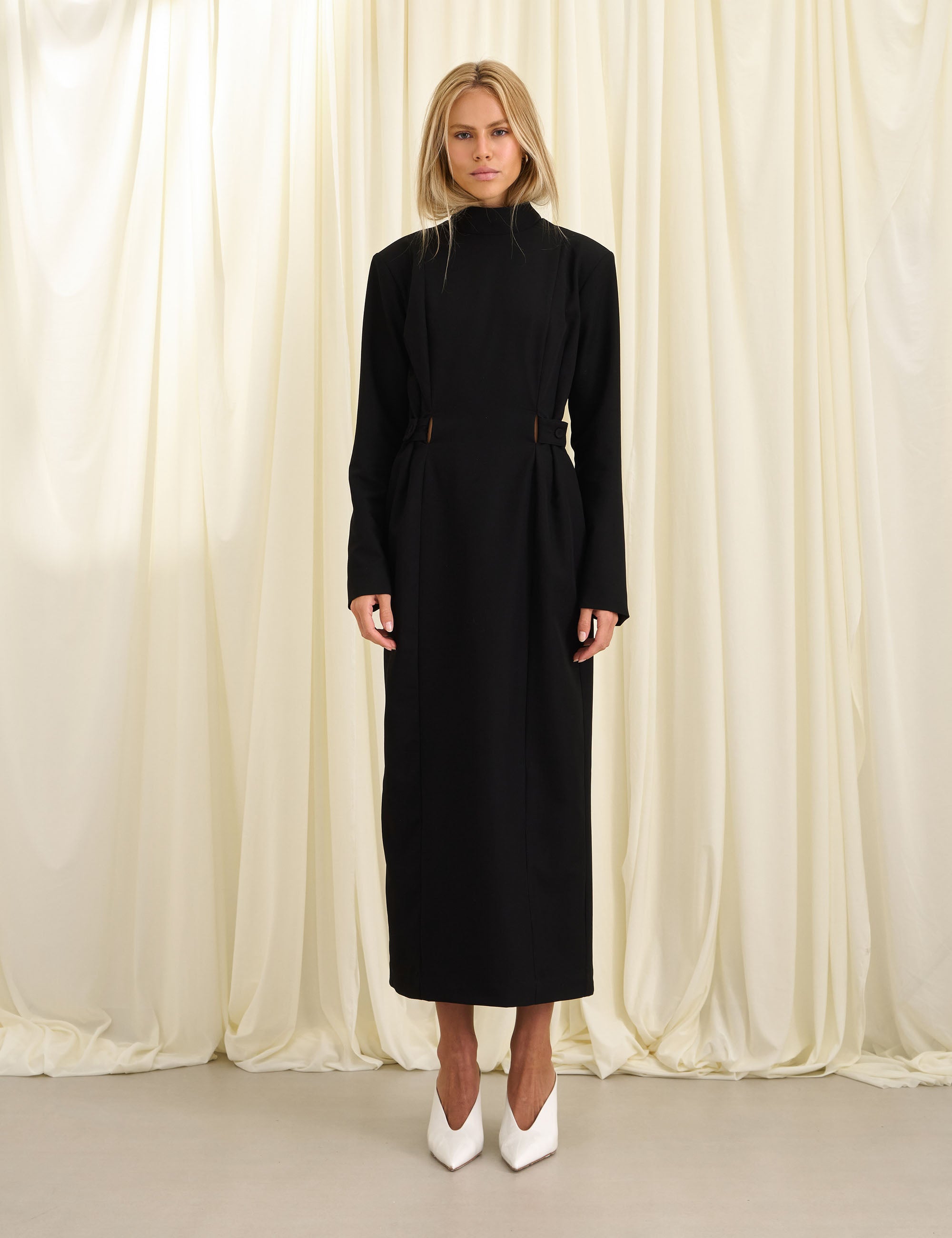 Vestido Sylvie Alfaiataria Preto