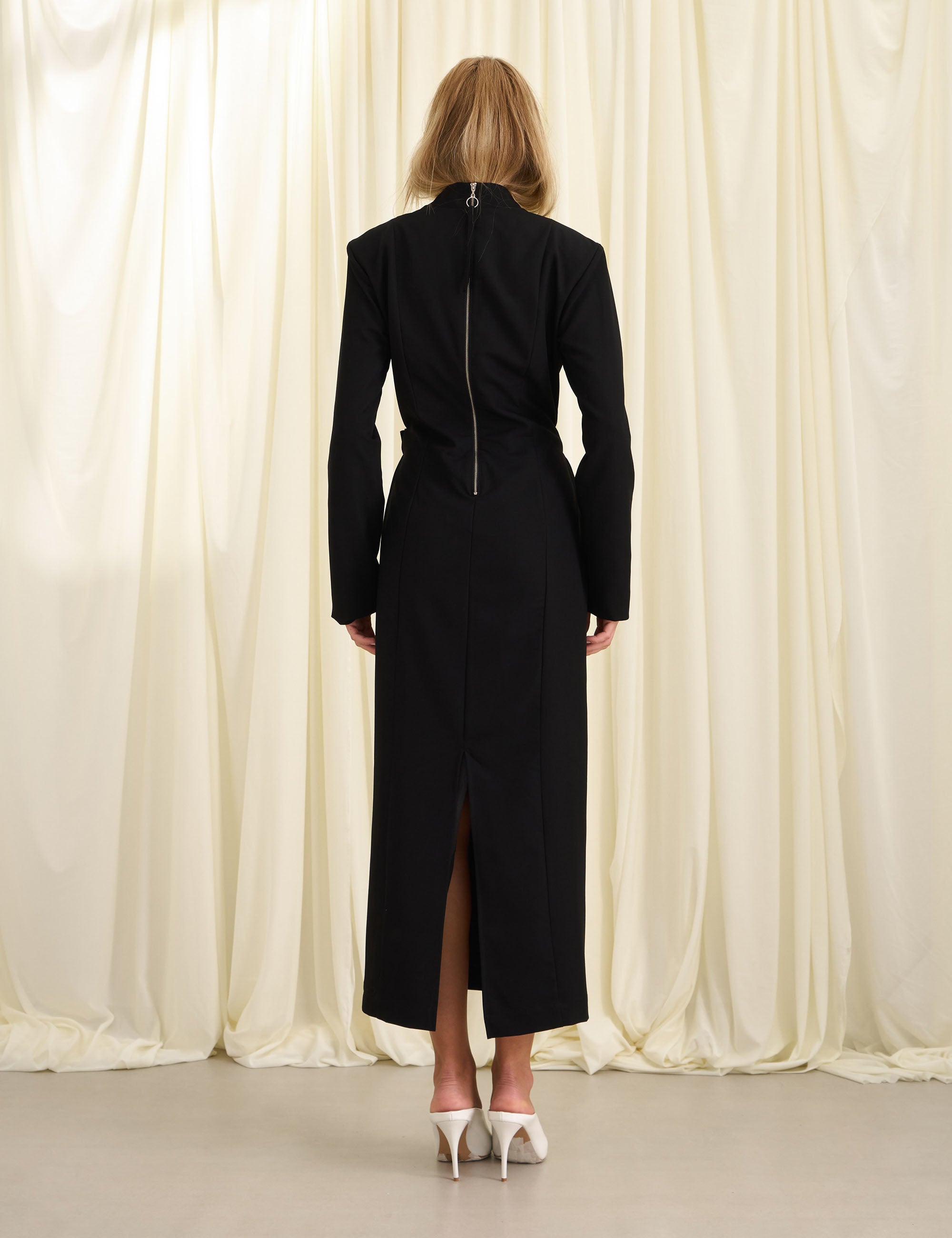 Vestido Sylvie Alfaiataria Preto