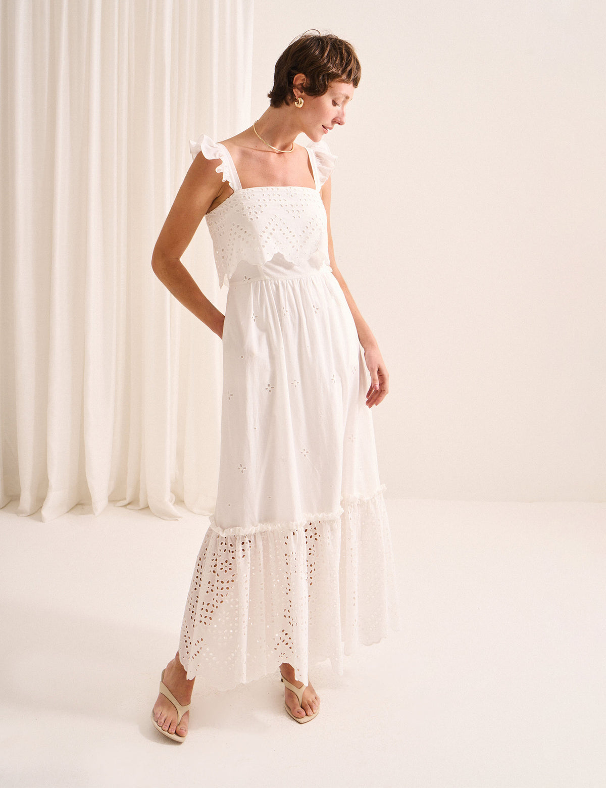Vestido Veroh Laise Off White
