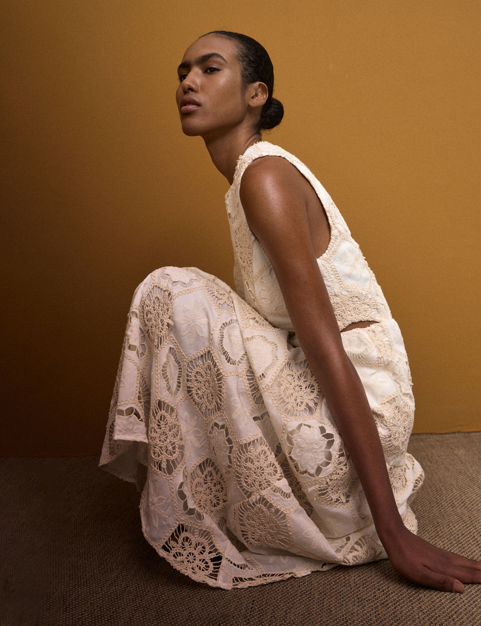 Vestido Vittoria Algodão Off White