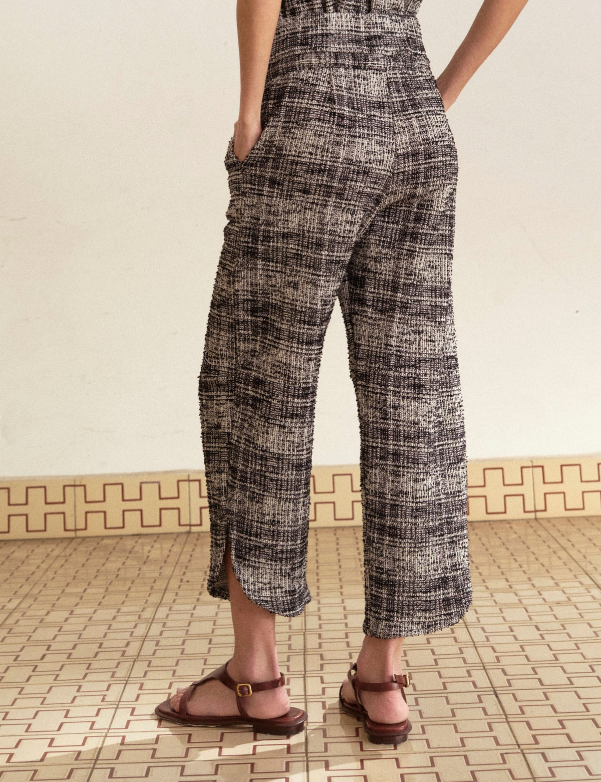 Conjunto Elle Tweed Preto